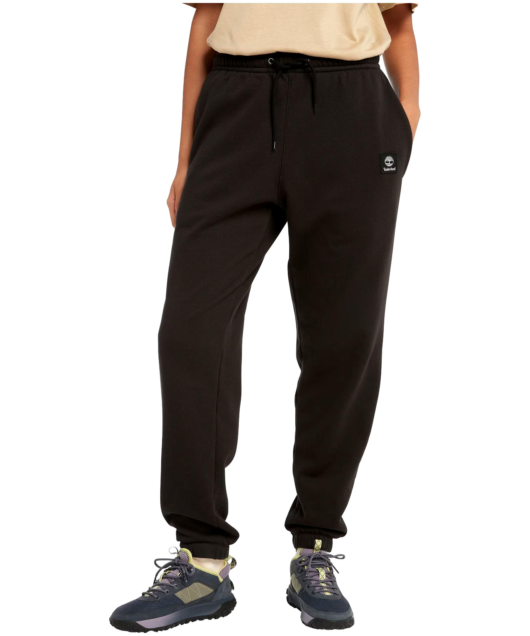 Timberland Men's Fleece Woven Badge Sweatpants