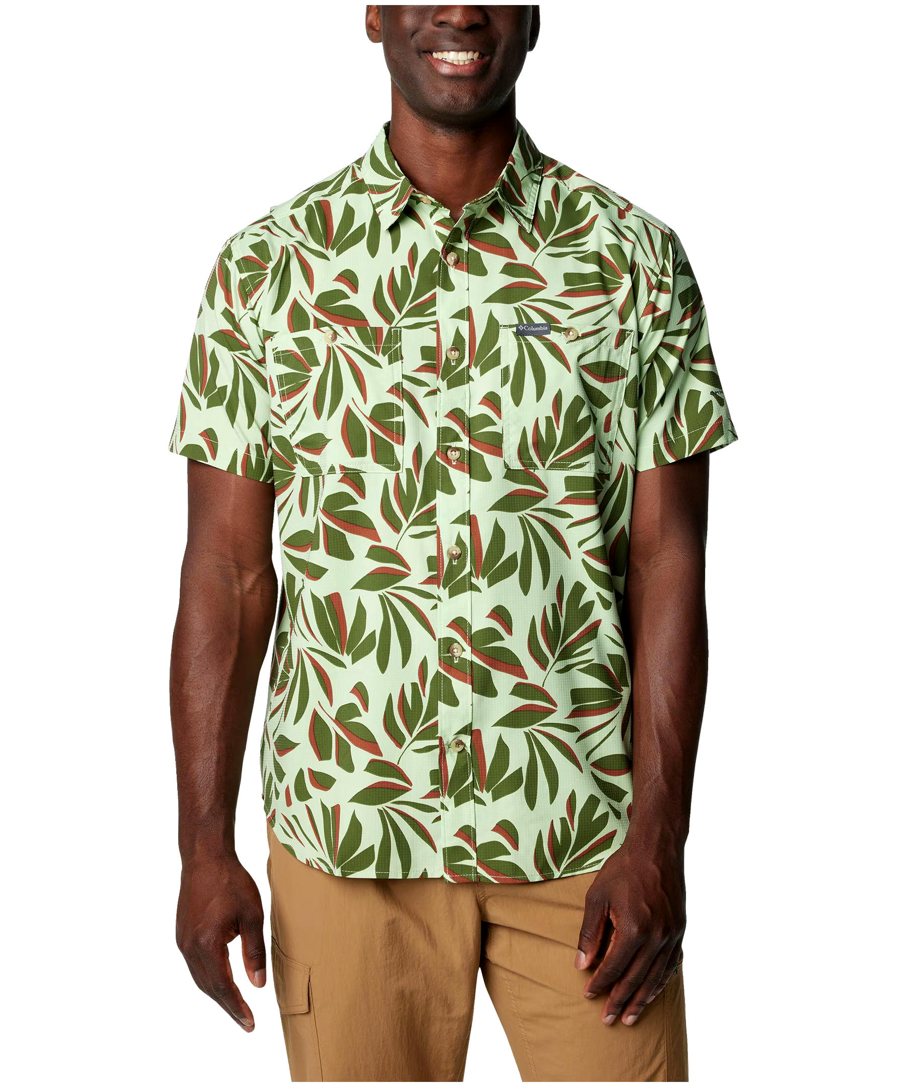 Columbia Men's Utilizer Omni-Shade™ Short Sleeve Printed Shirt
