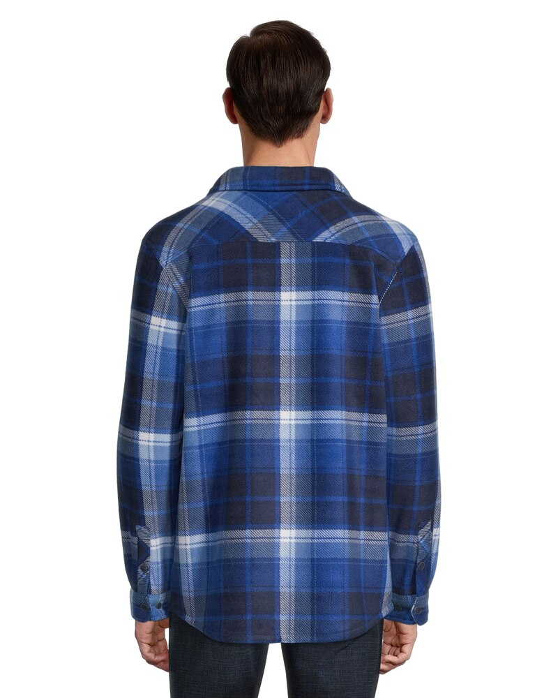 Boston Traders Men's Bonded Polar Plaid Shacket