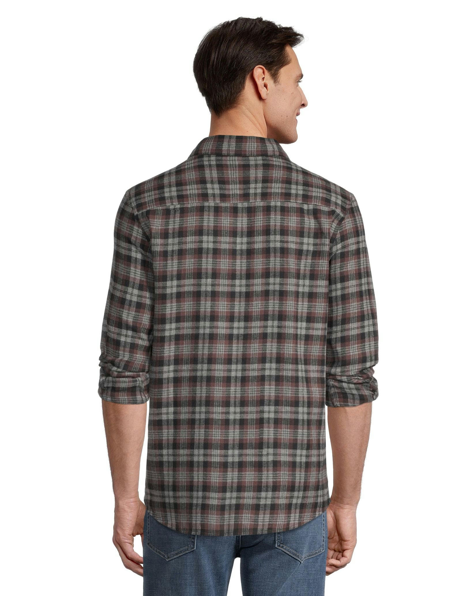 Boston Traders Men's Classic Plaid Flannel Shirt