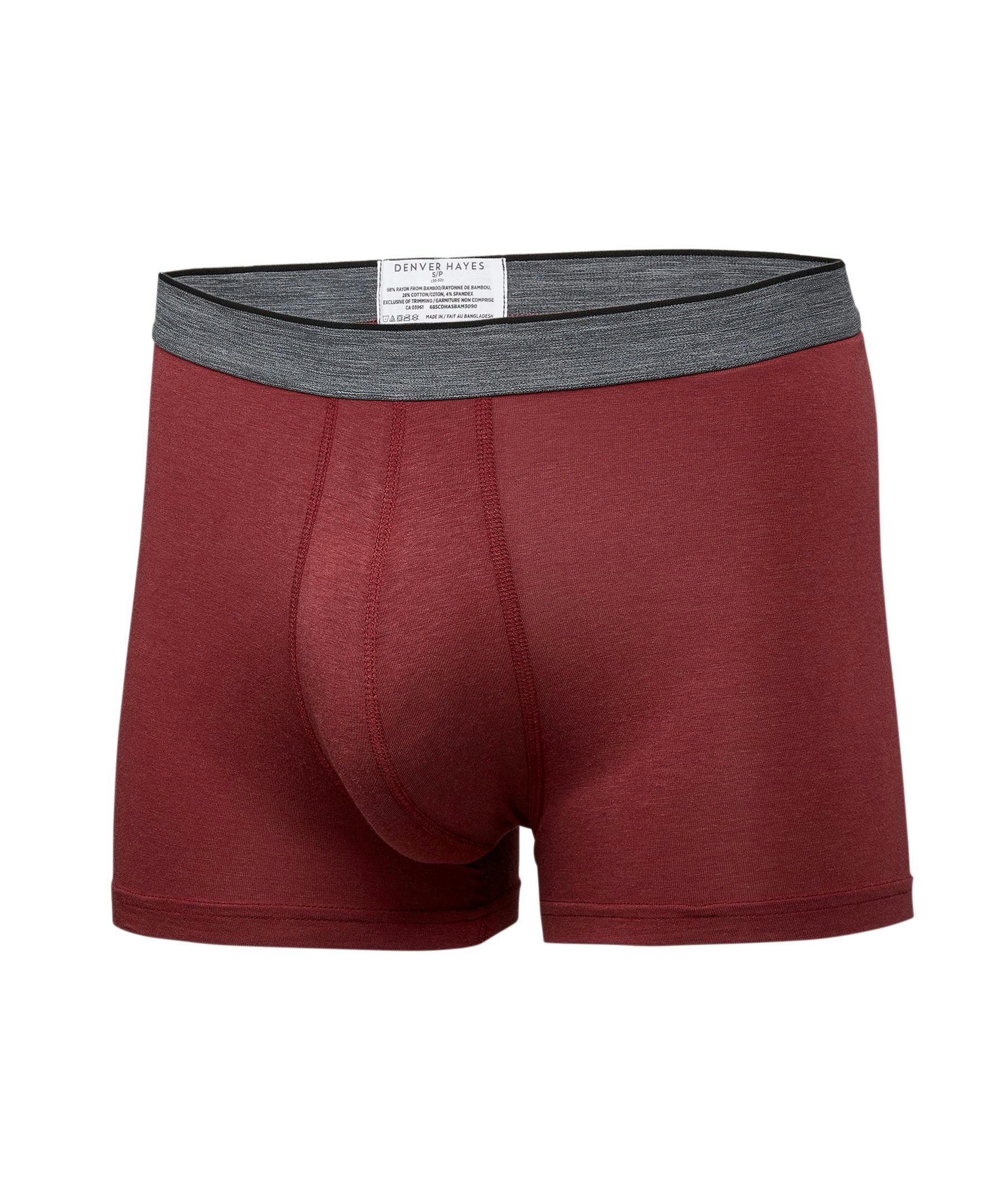 Denver Hayes Men's Rayon from Bamboo 2-Pack Trunk Briefs