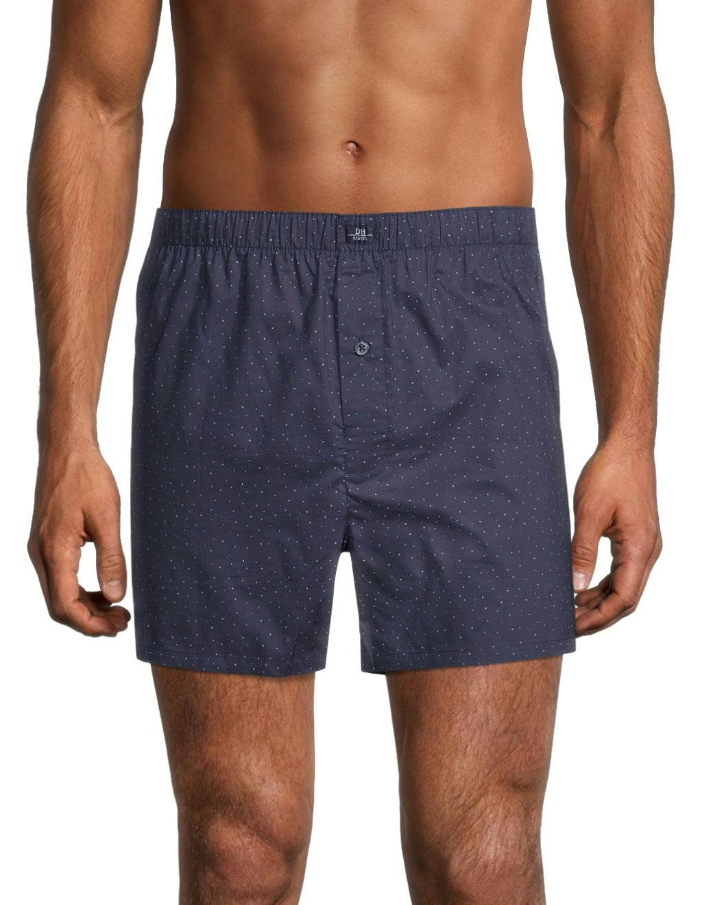 Denver Hayes Men's 2 Pack Woven Boxer