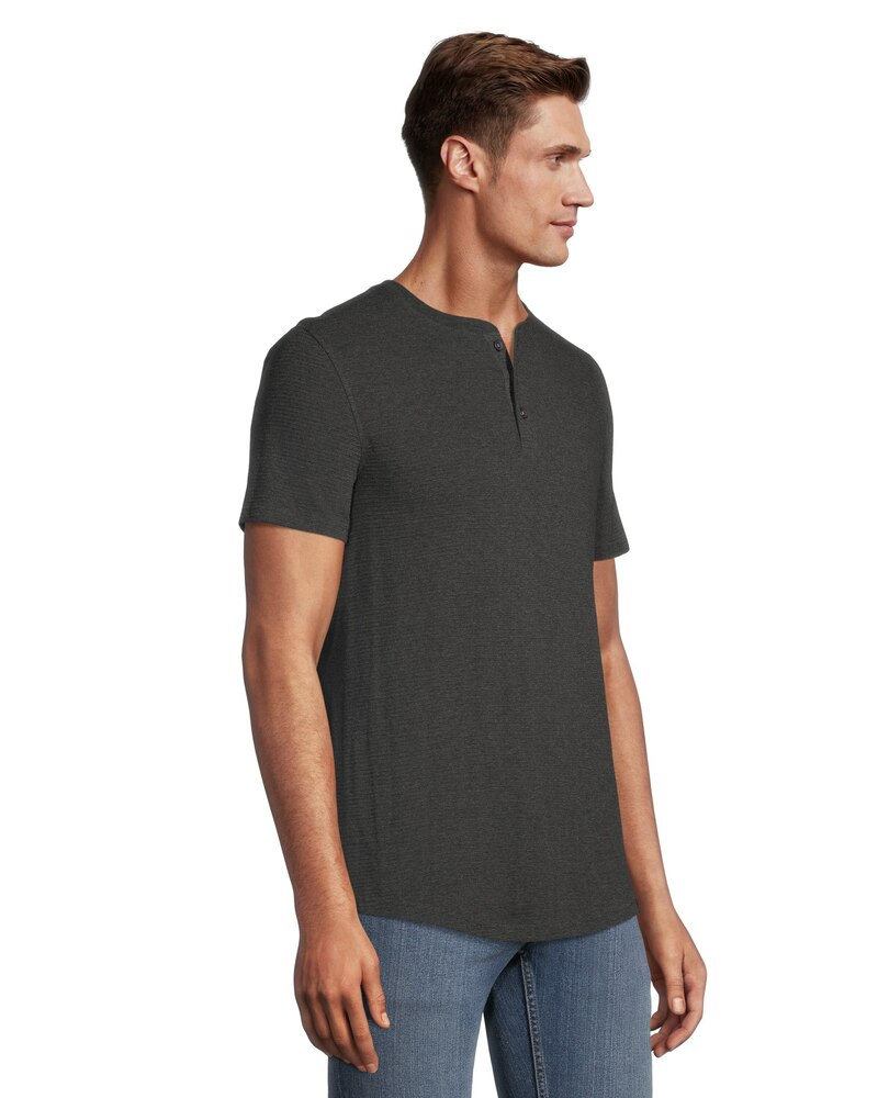 Men's Short Sleeve Modern Fit Ottoman Henley Shirt