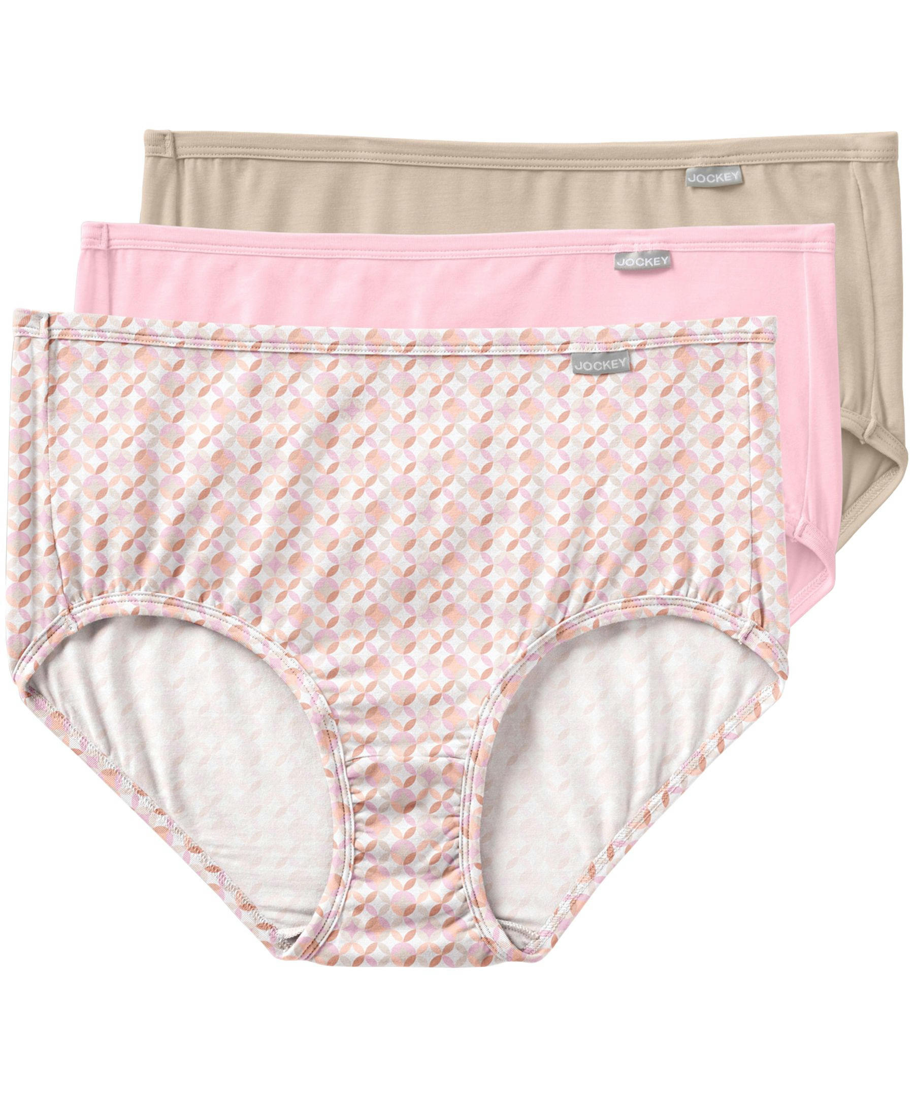 Jockey Women's 3 Pack Elance Supersoft Brief Underwear