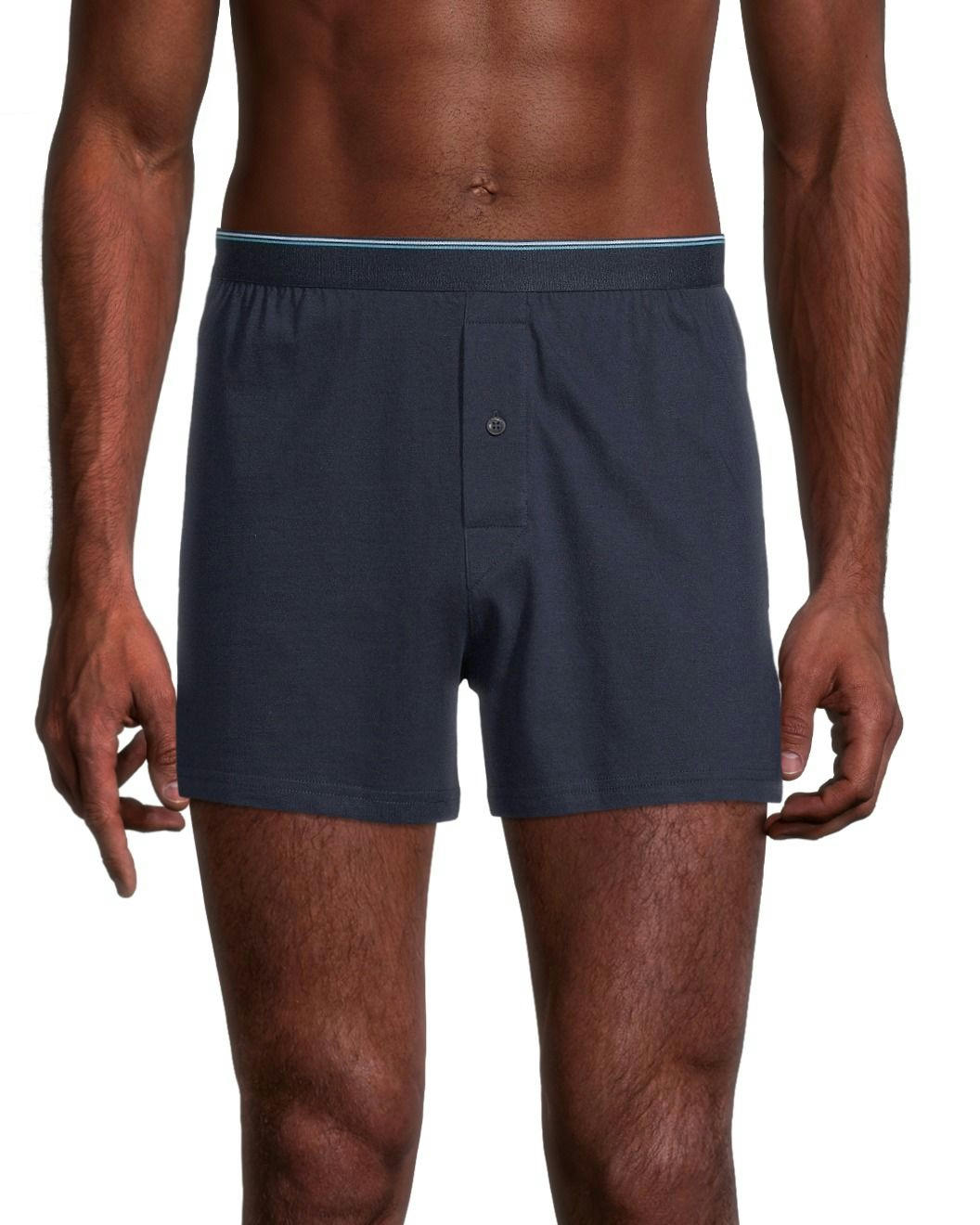 Denver Hayes Men's 2 Pack Yarn Dye Loose Fit Boxer Briefs