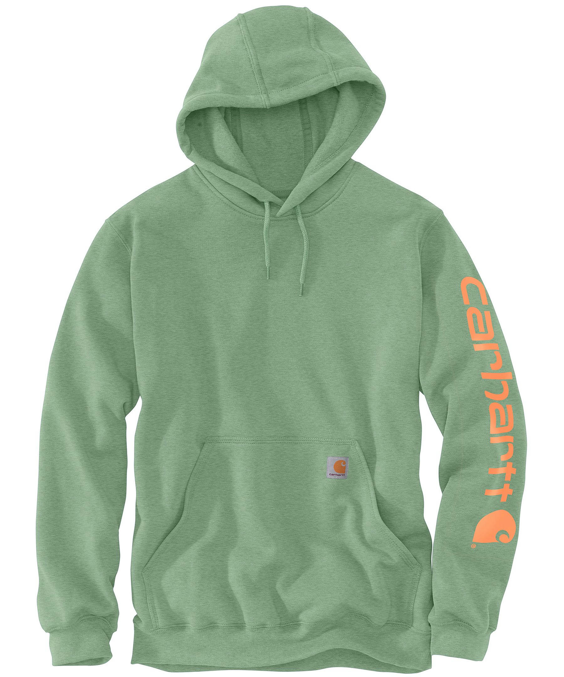 Carhartt Men's Midweight Hooded Logo Sleeve Sweatshirt