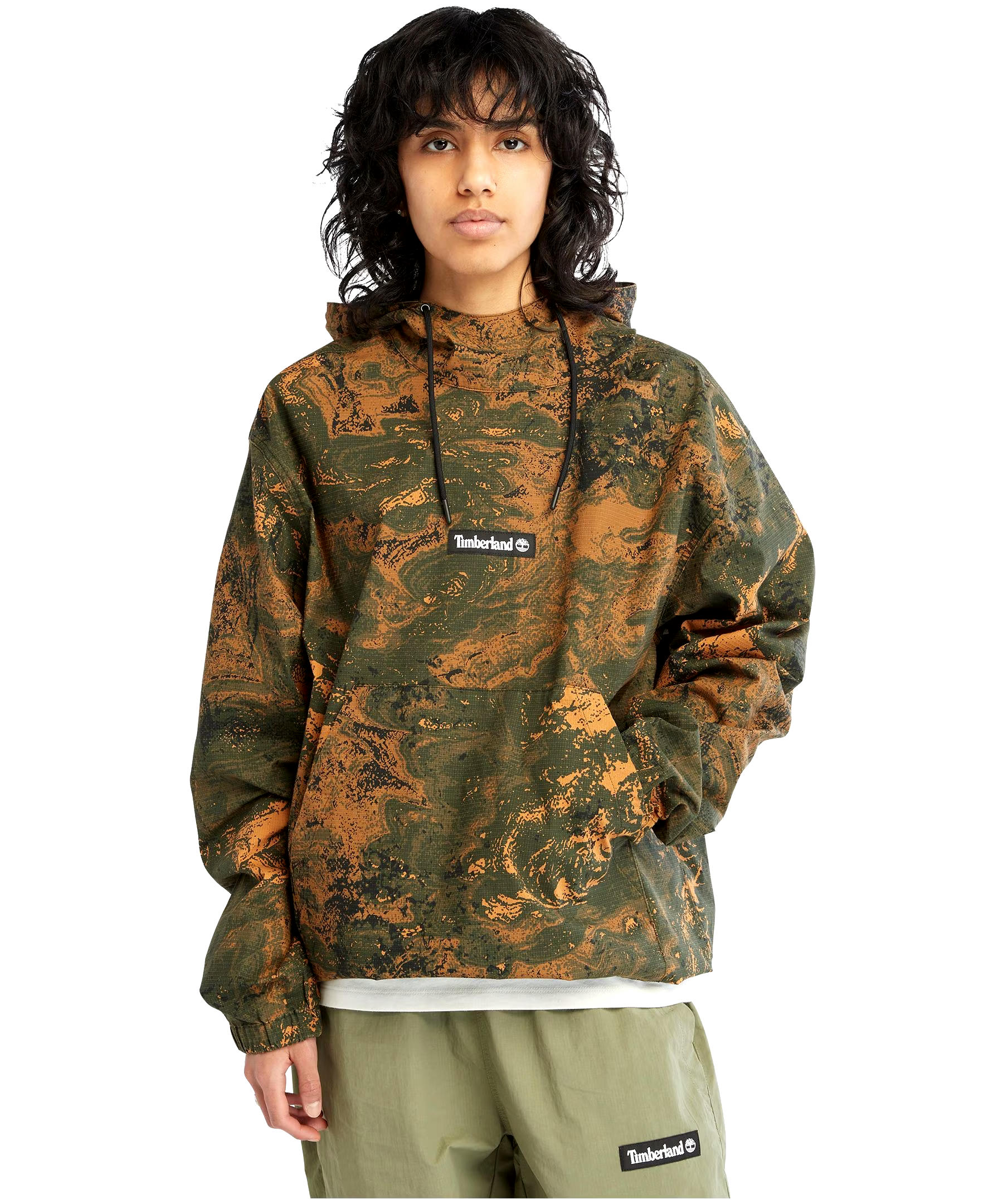 Timberland Men's Anorak Lightweight Kangaroo Pocket Casual Jacket