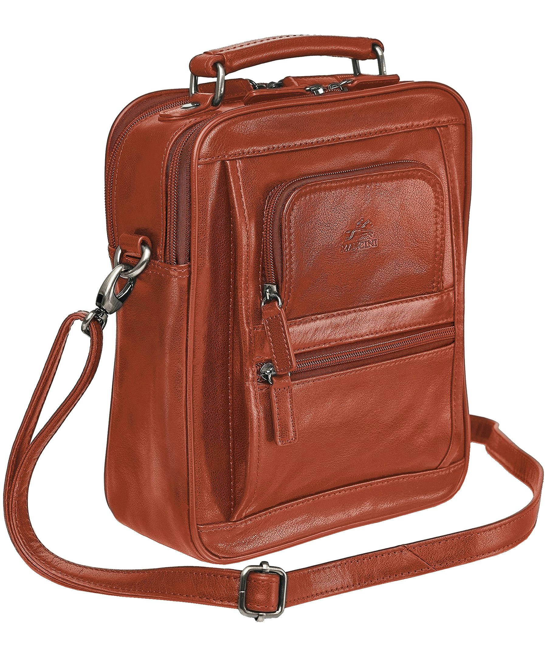 Mancini Arizona Double Top Zipper Bag