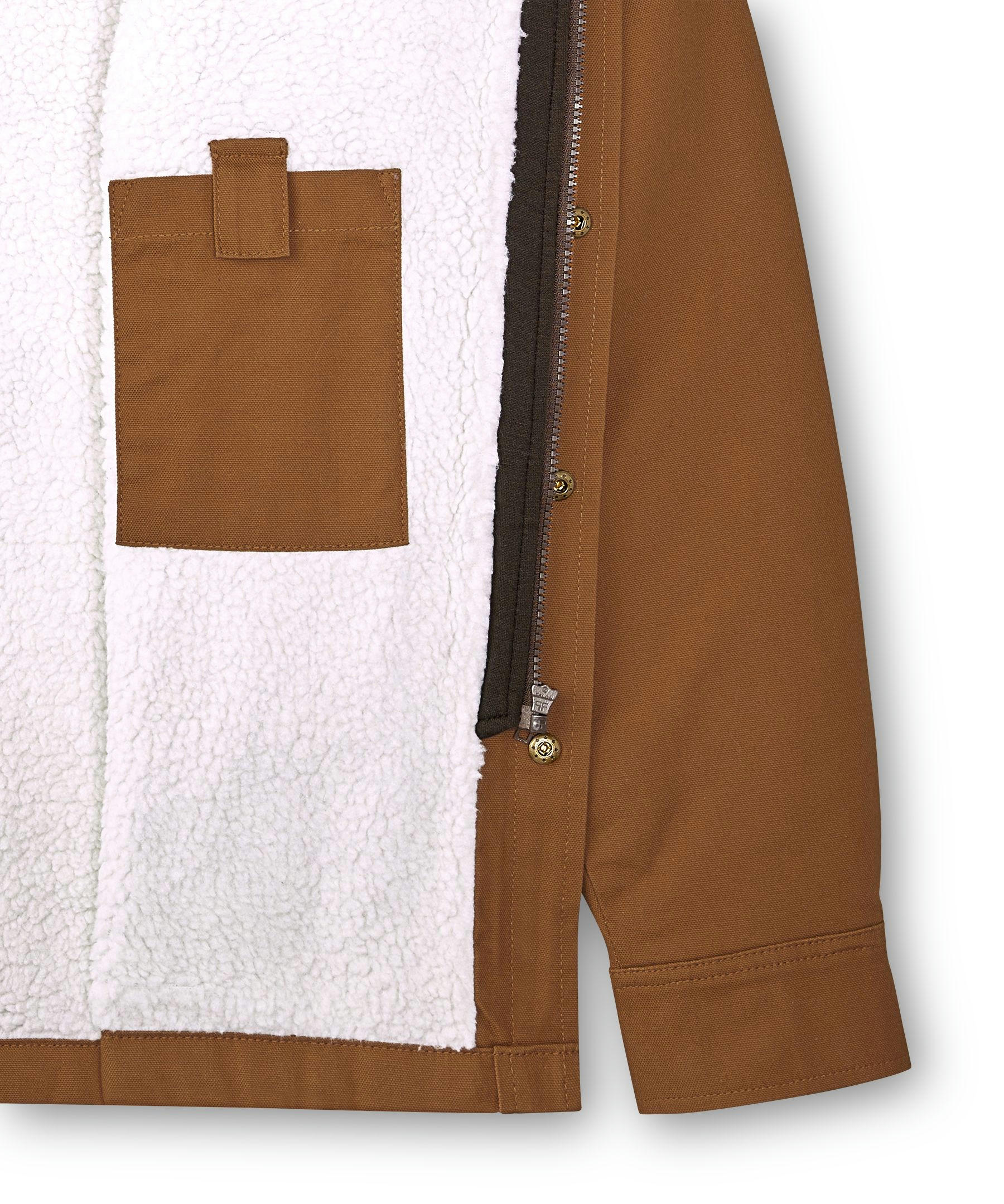 Dakota WorkPro Series Men's Sherpa Lined Hooded Duck Work Shirt