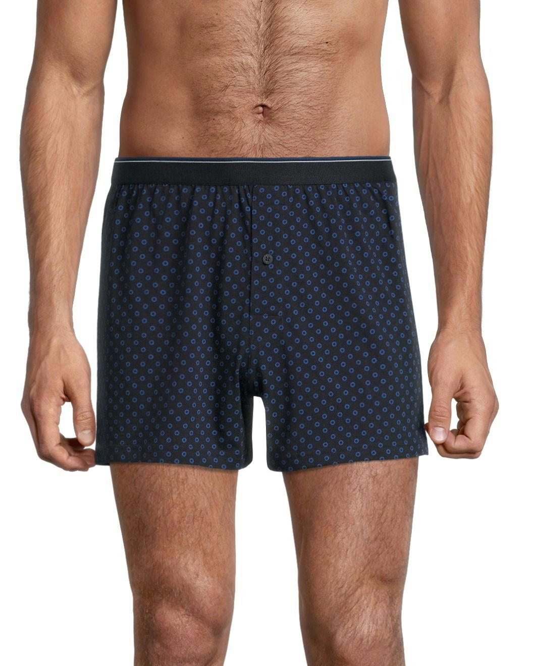 Denver Hayes Men's 2 Pack Yarn Dye Loose Fit Boxer Briefs