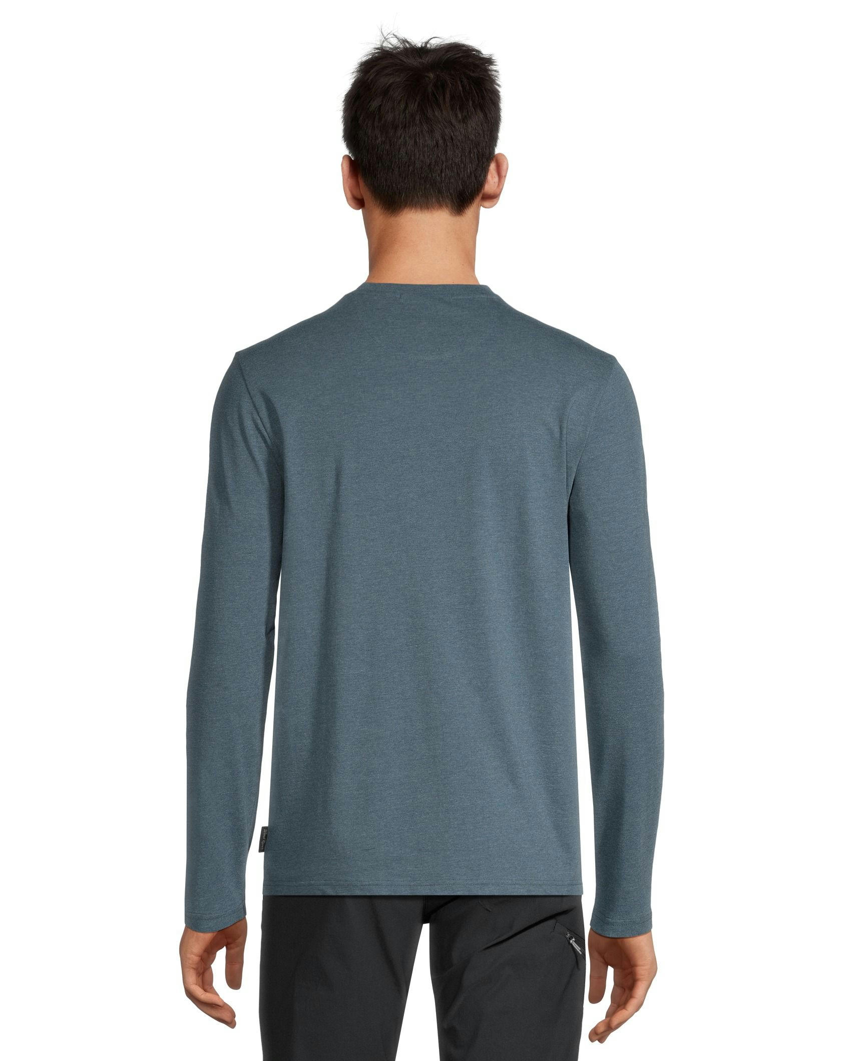 WindRiver Men's True North Graphic Long Sleeve Crew Neck T Shirt