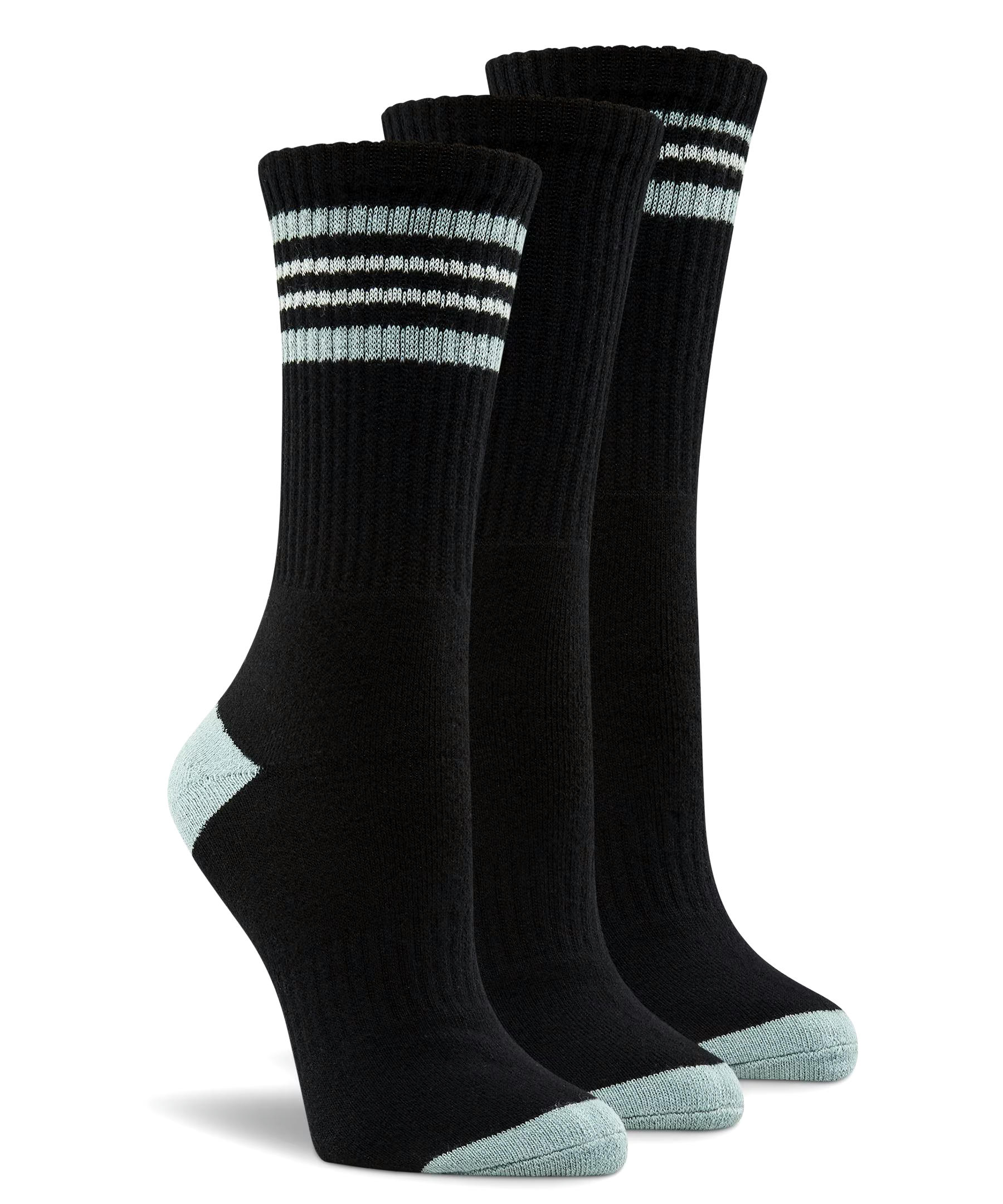 Shambhala Women's Quad Comfort FRESHTECH® Sport Crew Socks, 3 Pack