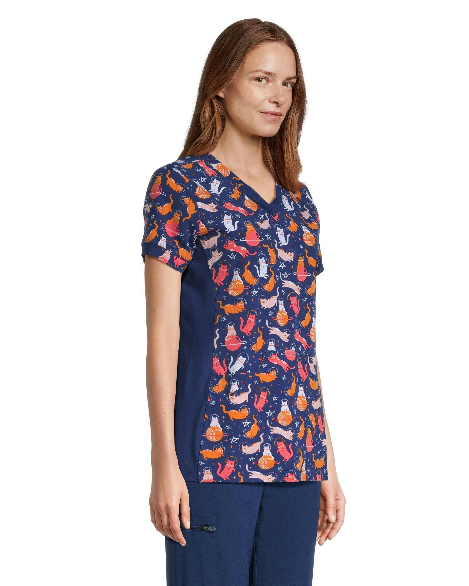 Scrubletics Women's 2-Pocket Scrub Top