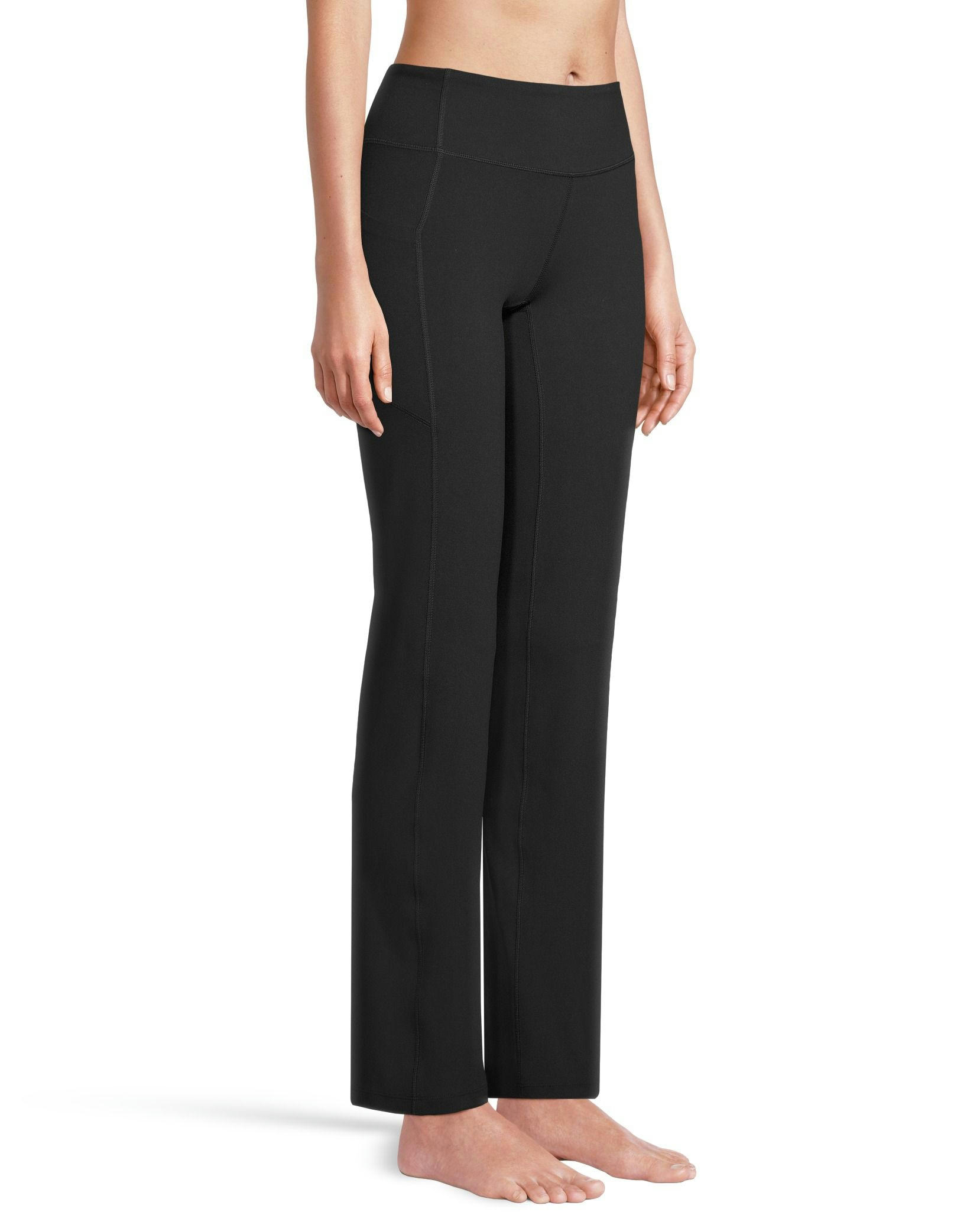 Shambhala Women's Live-In Comfort FreshTech Comfort Dry Mid Rise Straight Leg Pants