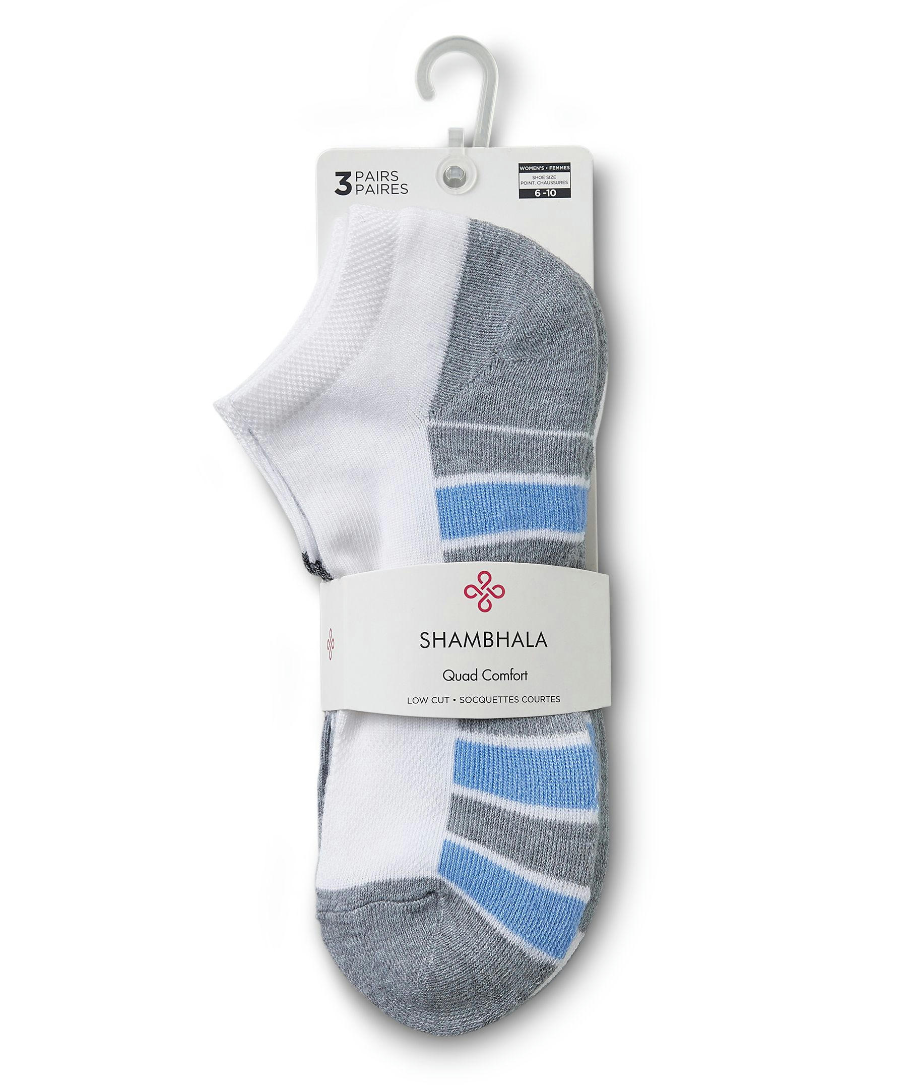 Shambhala Women's 3-Pack Low Cut Sport Socks