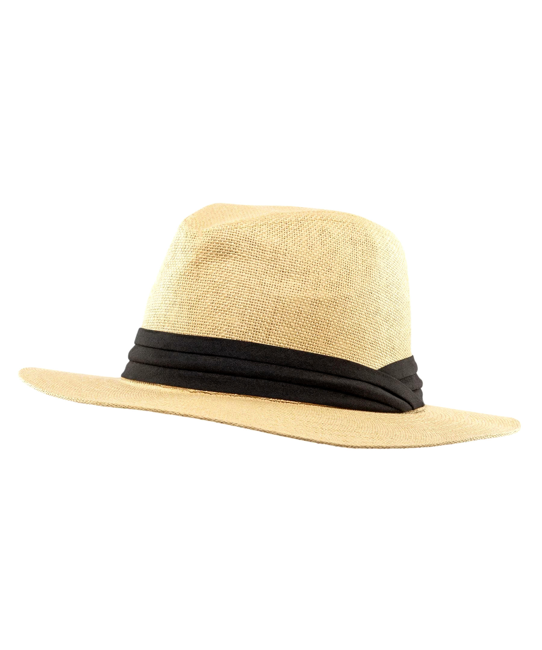Denver Hayes Women's Straw Hat with Black Ribbon Band