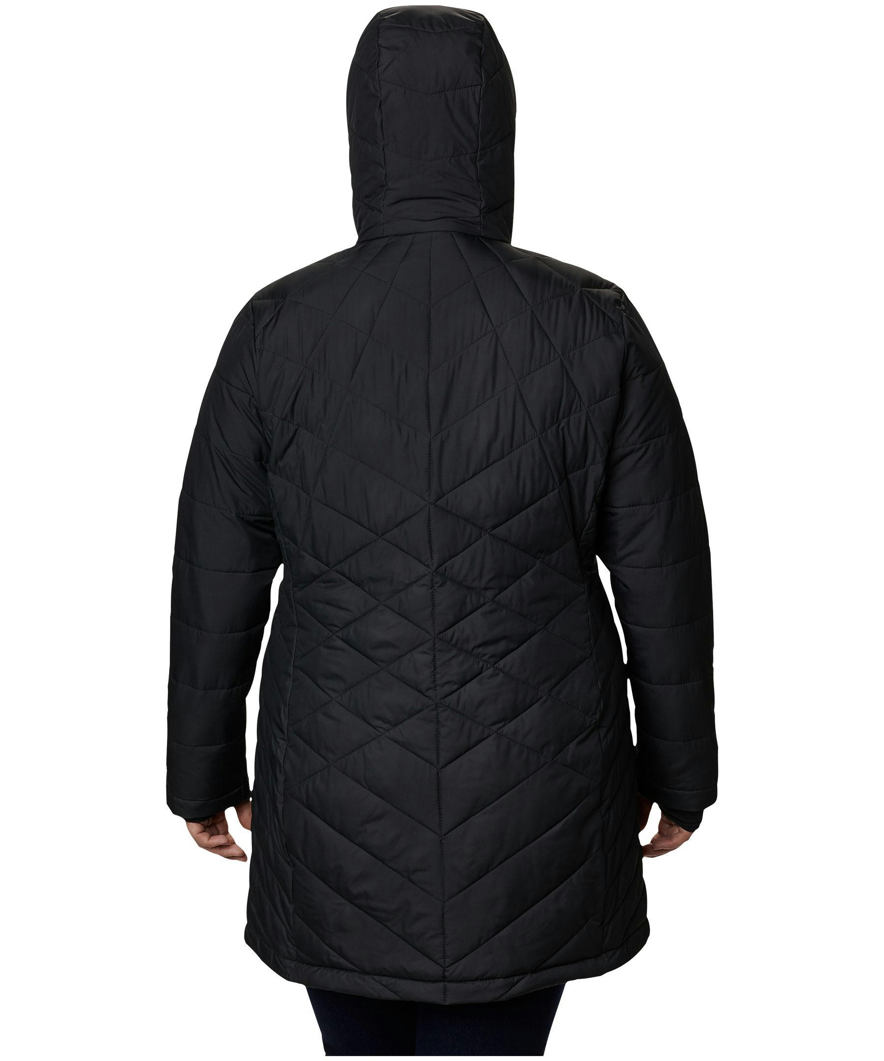 Columbia Women's Heavenly Omni-Heat Water Resistant Insulated Long Hooded Jacket