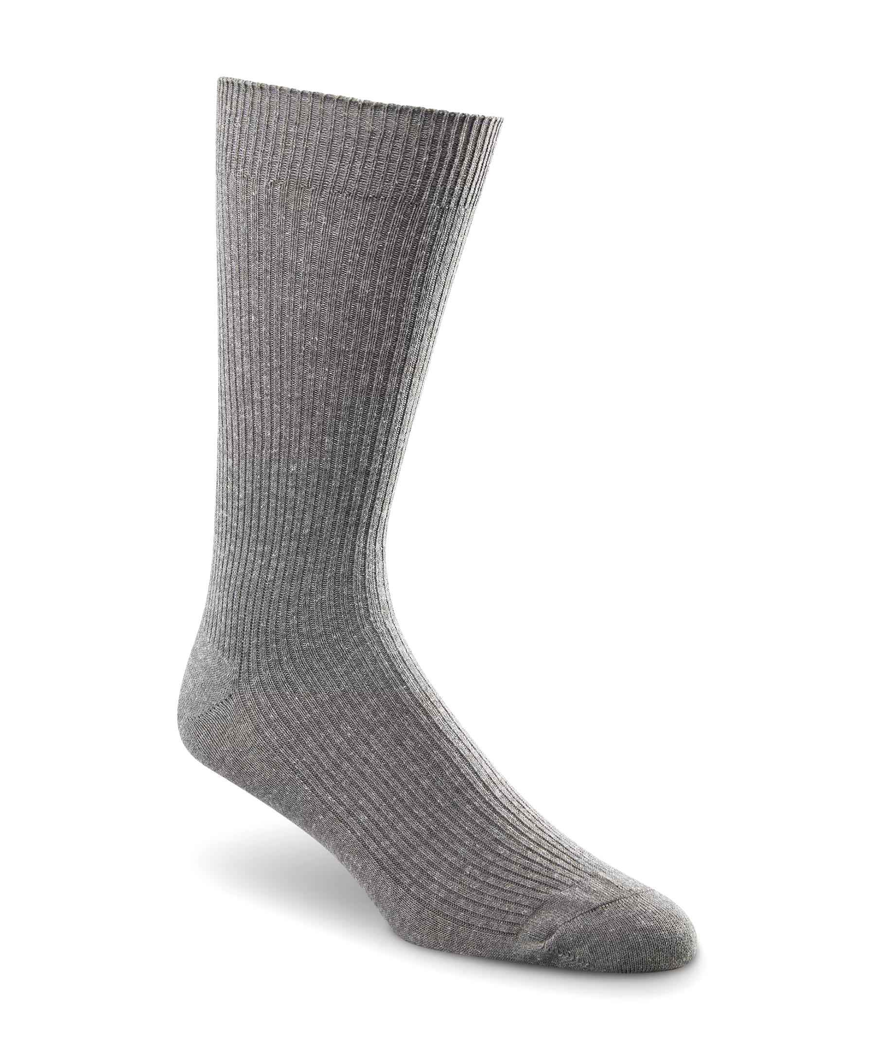 Denver Hayes Men's FRESHTECH® Casual Rib Crew Socks