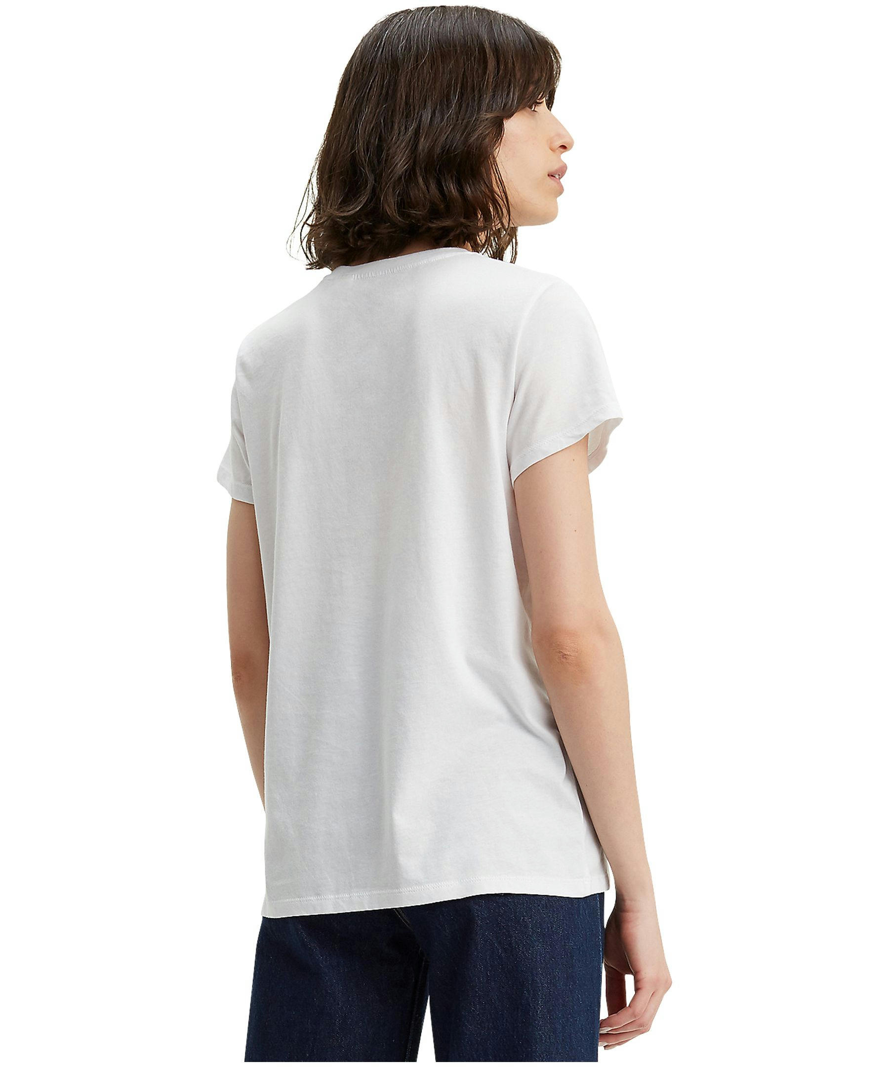 Levi's Women's Batwing Graphic The Perfect Tee T Shirt - White