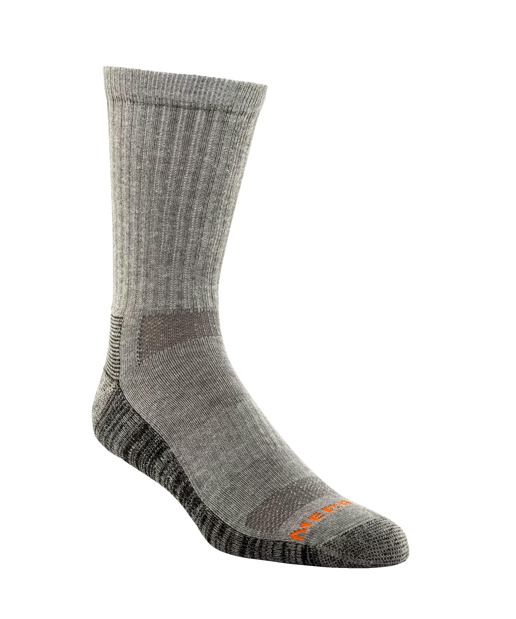 Merrell Men's 6-Pack Everyday Work Crew Socks