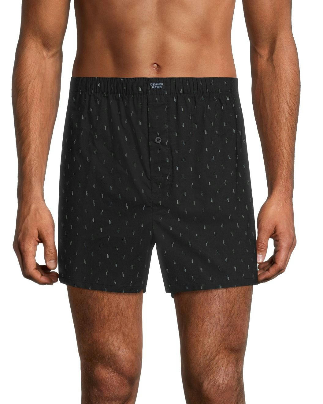 Denver Hayes Men's 2 Pack Woven Boxer