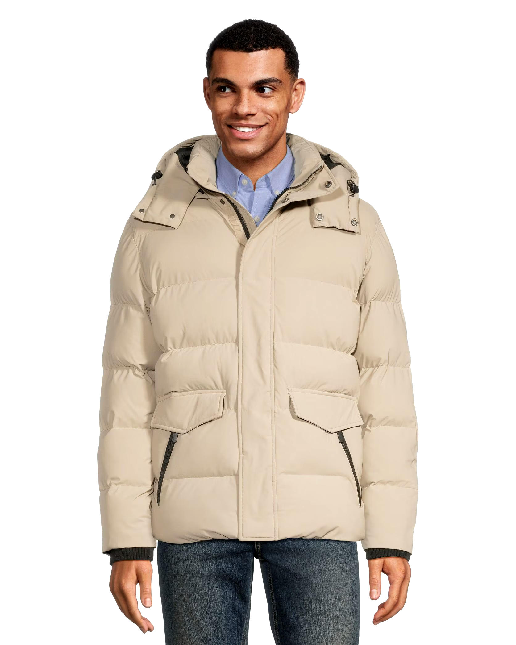 Denver Hayes Men's Hyper-Dri HD1 Water Repellent Insulated Puffy Parka Jacket