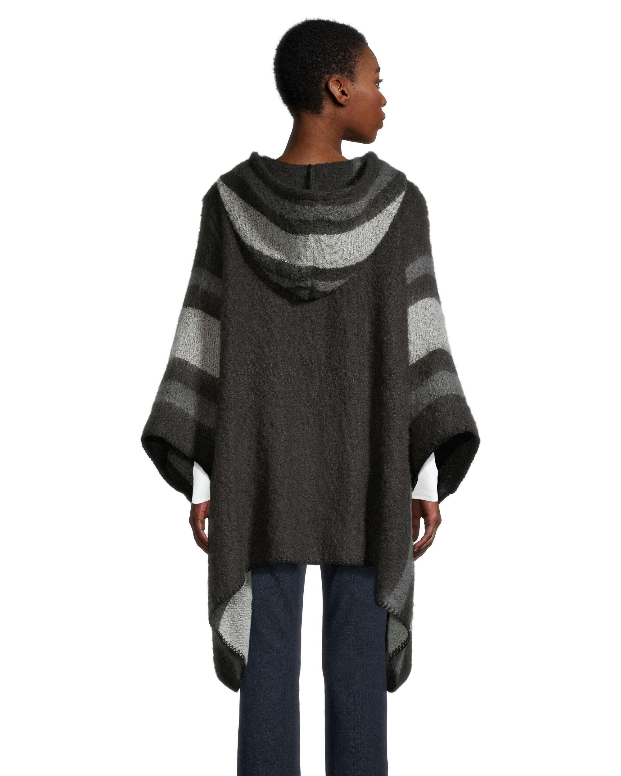 Denver Hayes Women's Hooded Shawl Ruana