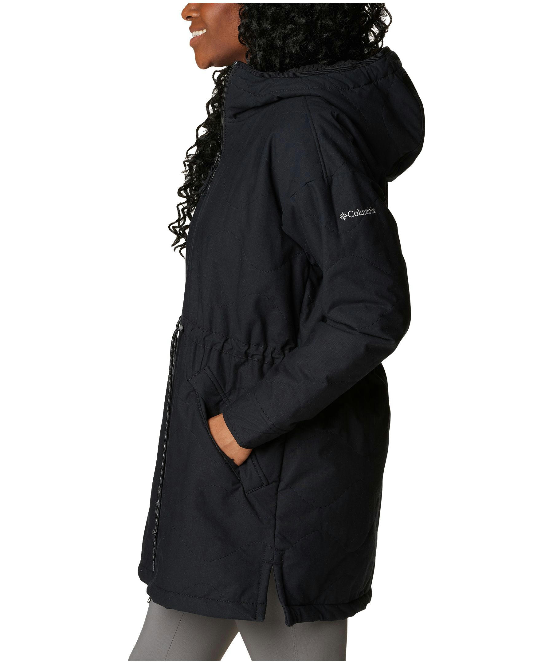 Columbia Women's Crystal Crest Quilted Sherpa-Lined Jacket