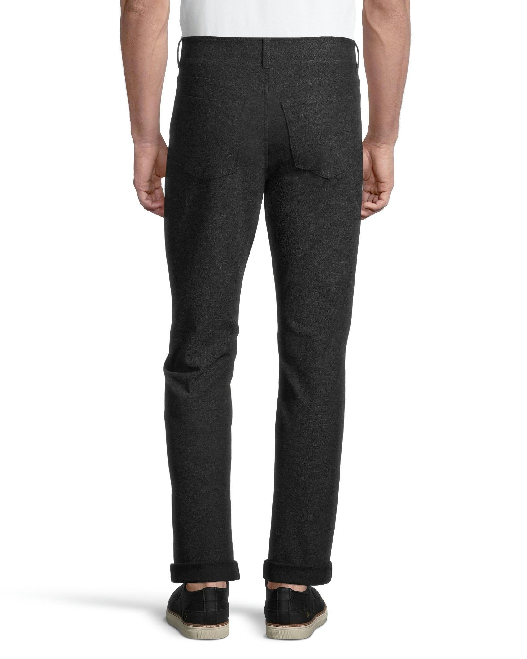 Denver Hayes Men's Stretch 5 Pocket Slim Chino Pants