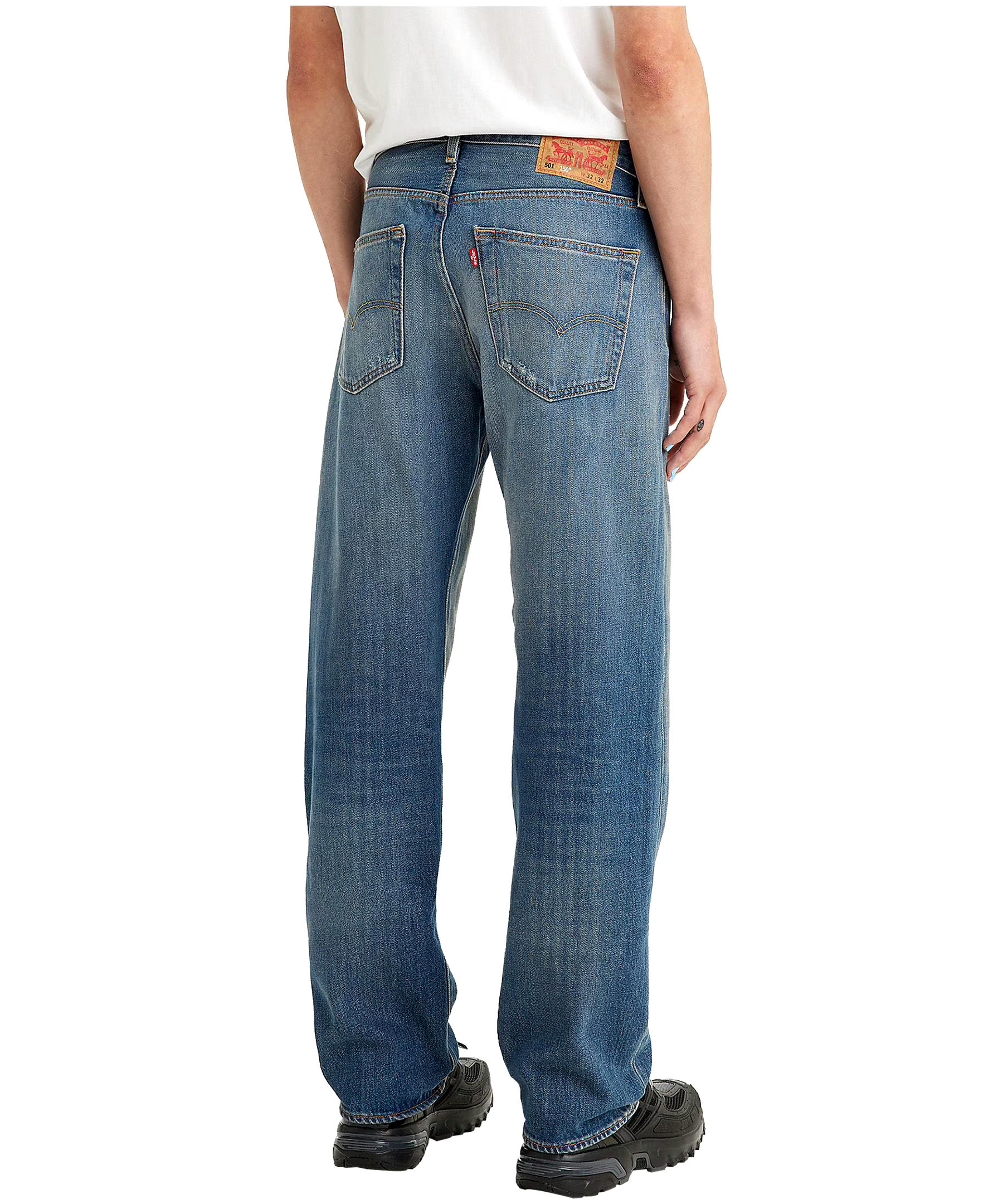 Levi's Men's 501 Mid Rise Straight Leg Button Fly Madison Square Gardens Jeans