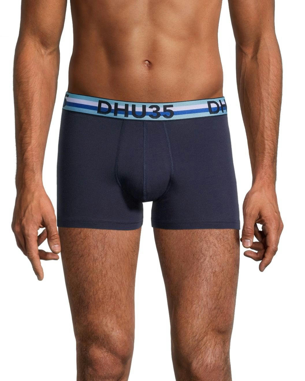 Denver Hayes Men's 3 Pack Fashion Cotton Stretch Elastic BOXER Brief Underwear