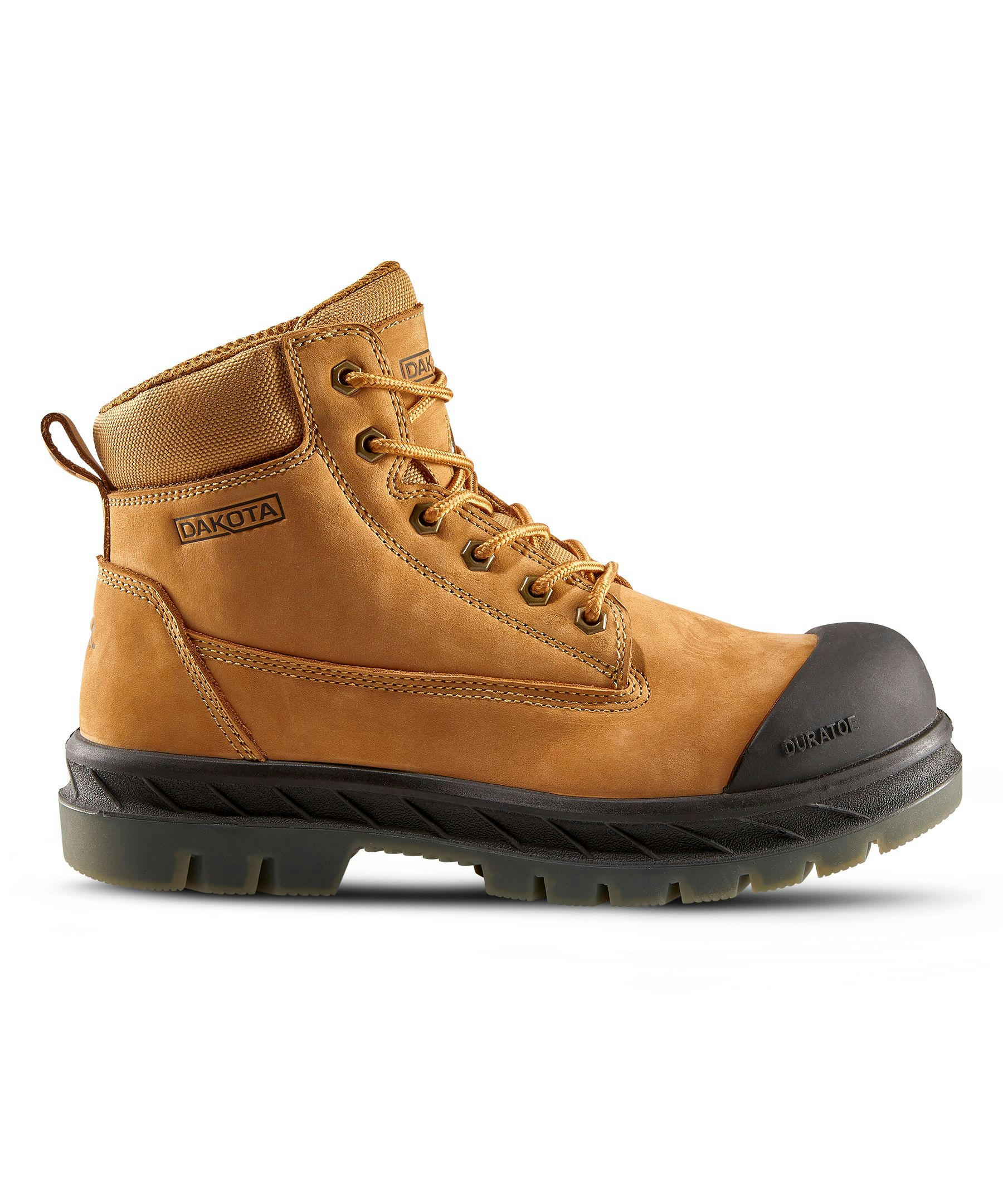 Dakota WorkPro Series Men's  6 Inch Steel Toe Steel Plate 6518 Leather Safety Work Boots - Tan