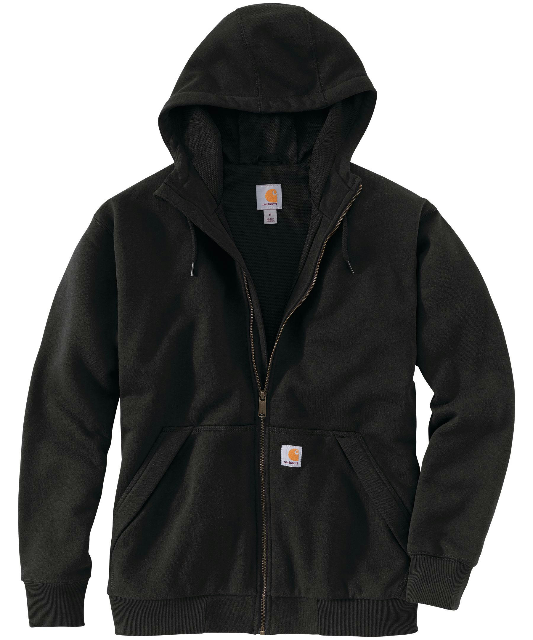 Carhartt Men's Midweight Thermal Lined Water Repellent Hooded Sweatshirt - Carbon Heather