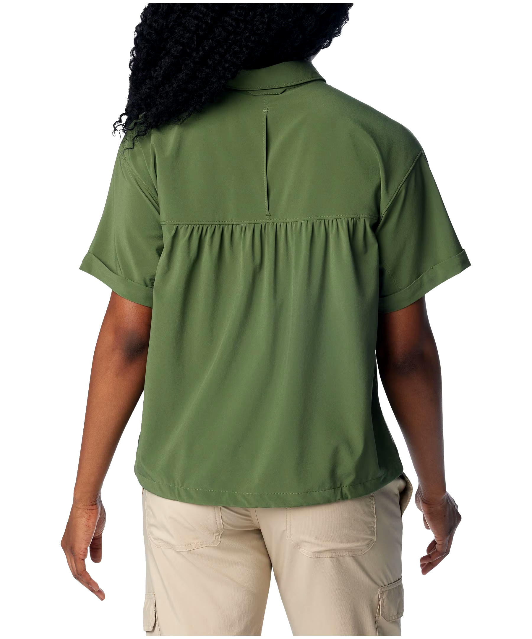 Columbia Women's Boundless Trek Omni-Shade™ Short Sleeve Button Down Shirt