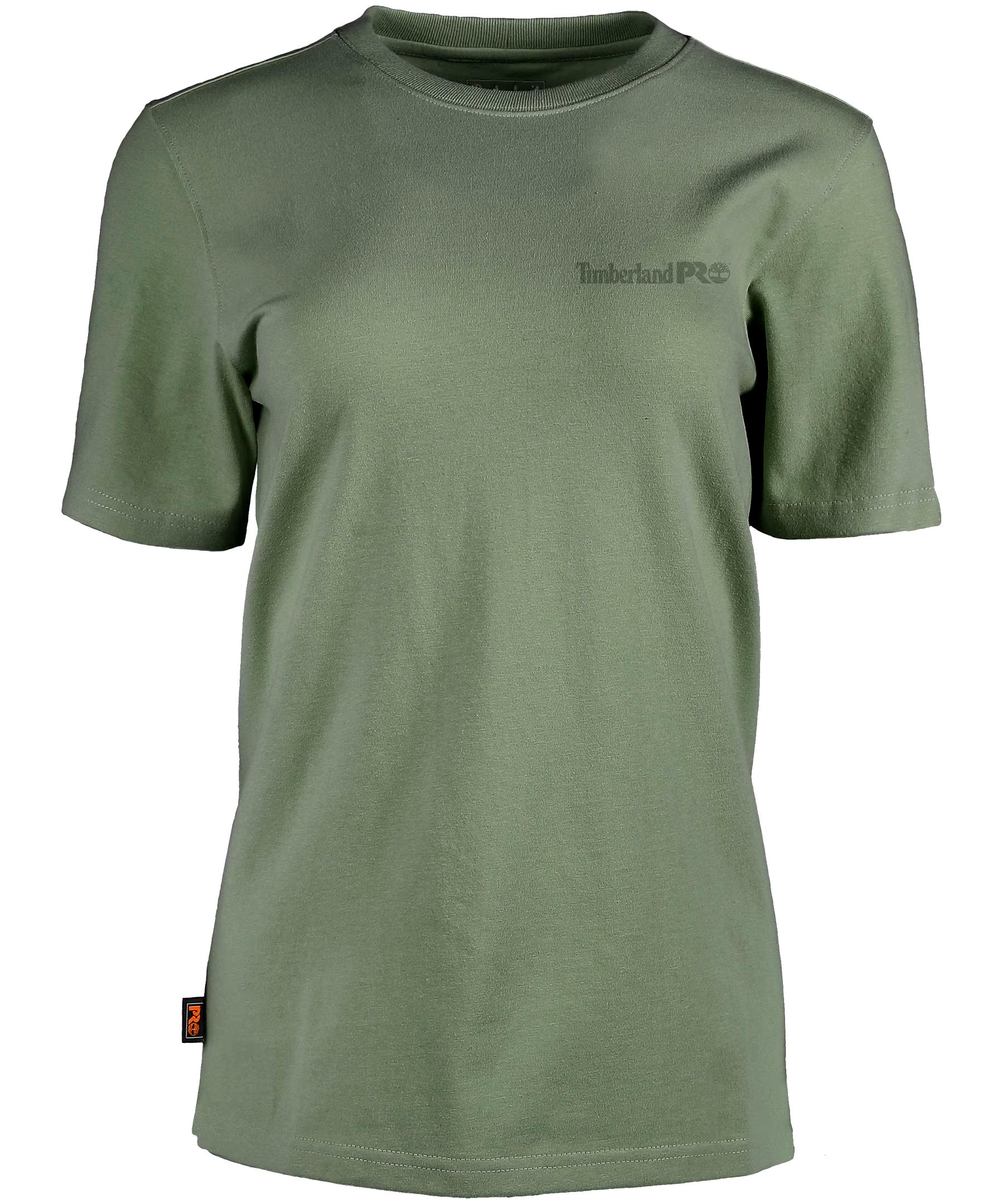 Timberland Pro Women's Reflective Logo Short Sleeve Original Fit Cotton Shirt