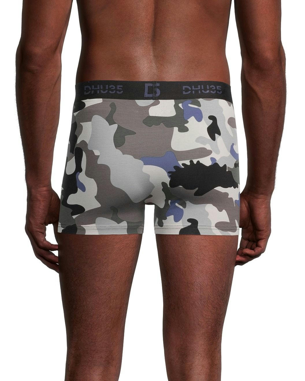 Denver Hayes Men's Fashion Cotton Stretch Single Camo Trunk Briefs Underwear
