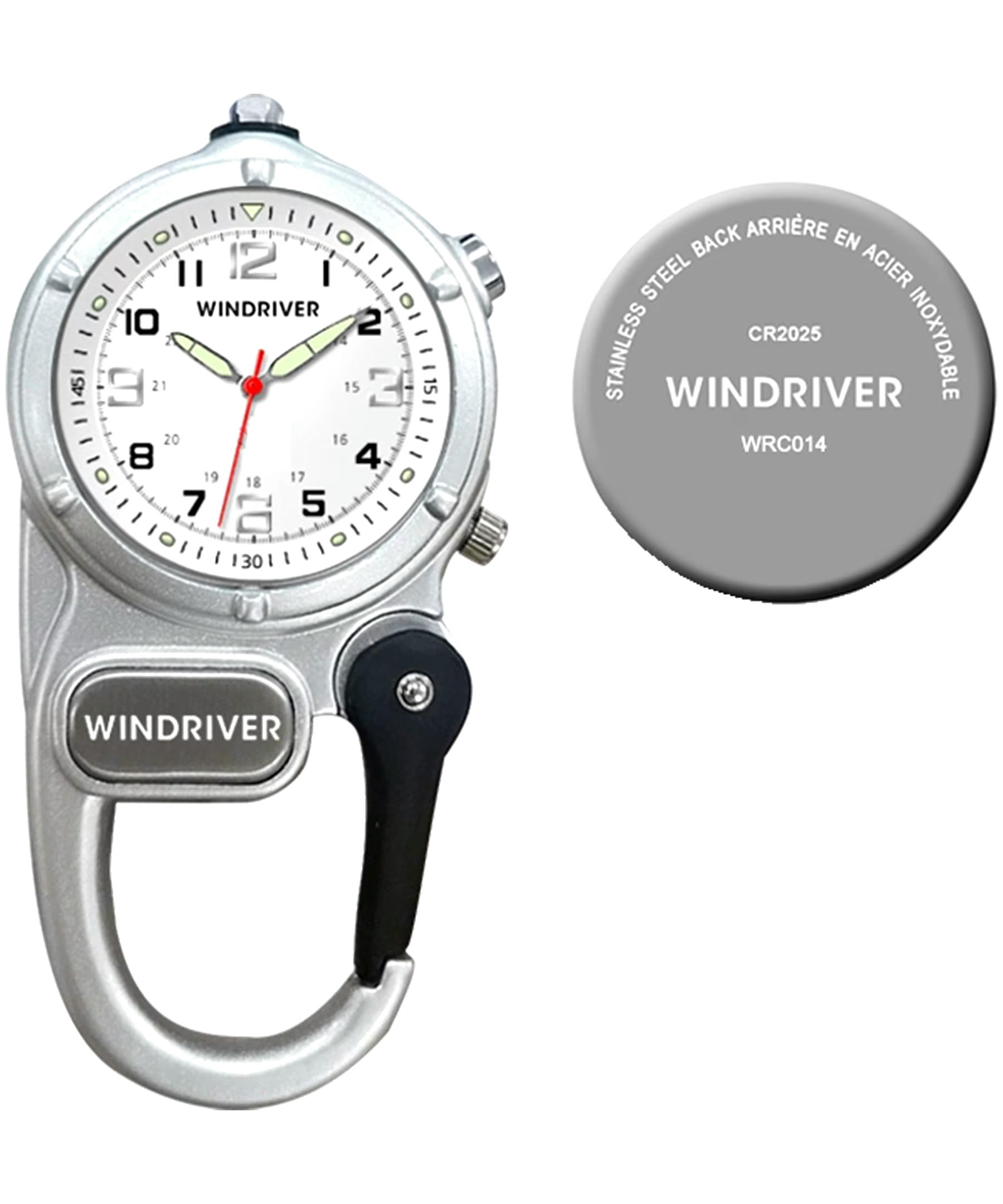 WindRiver Analogue Carabiner Watch