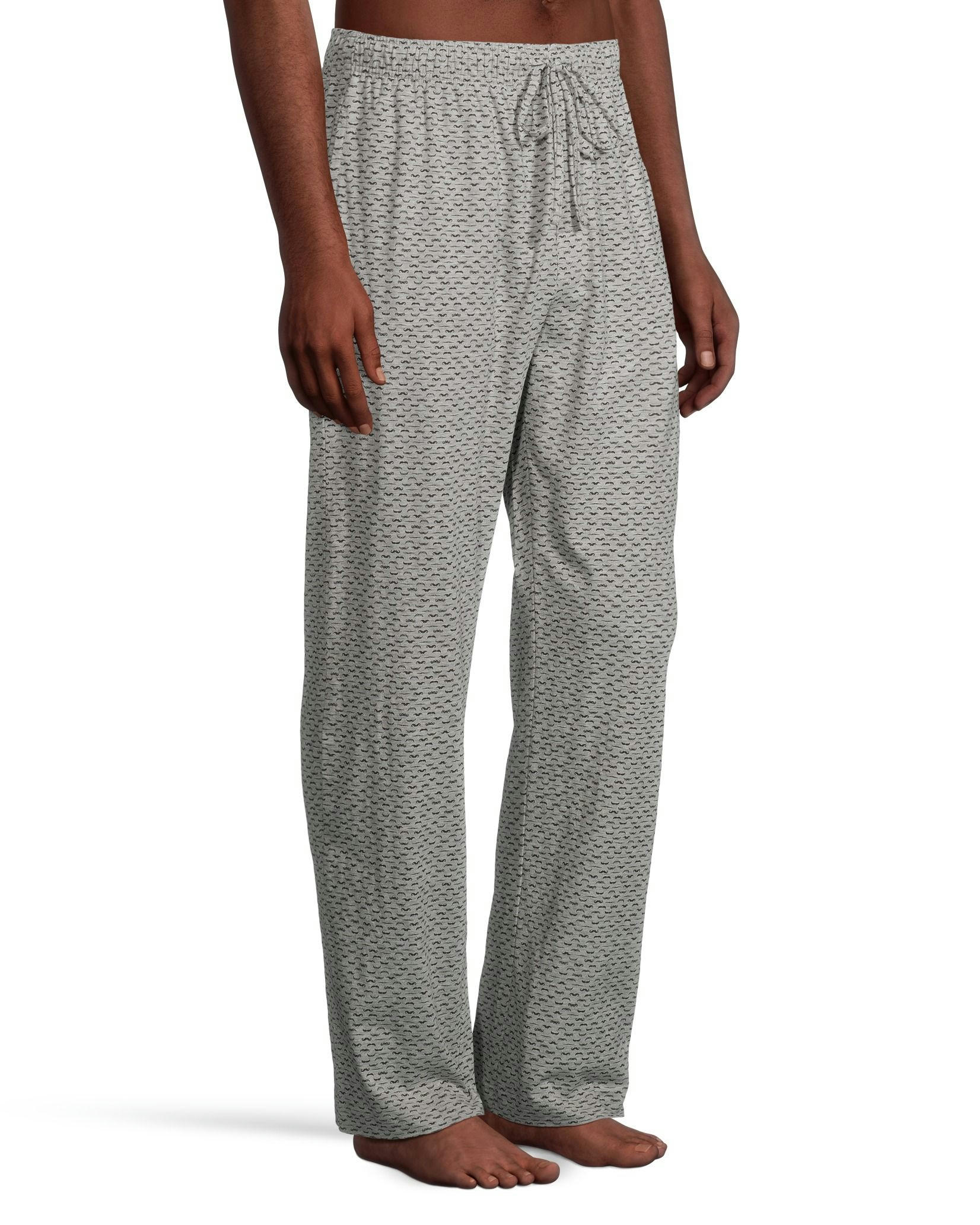Men's Jersey Print Elastic Waist Lounge Pants