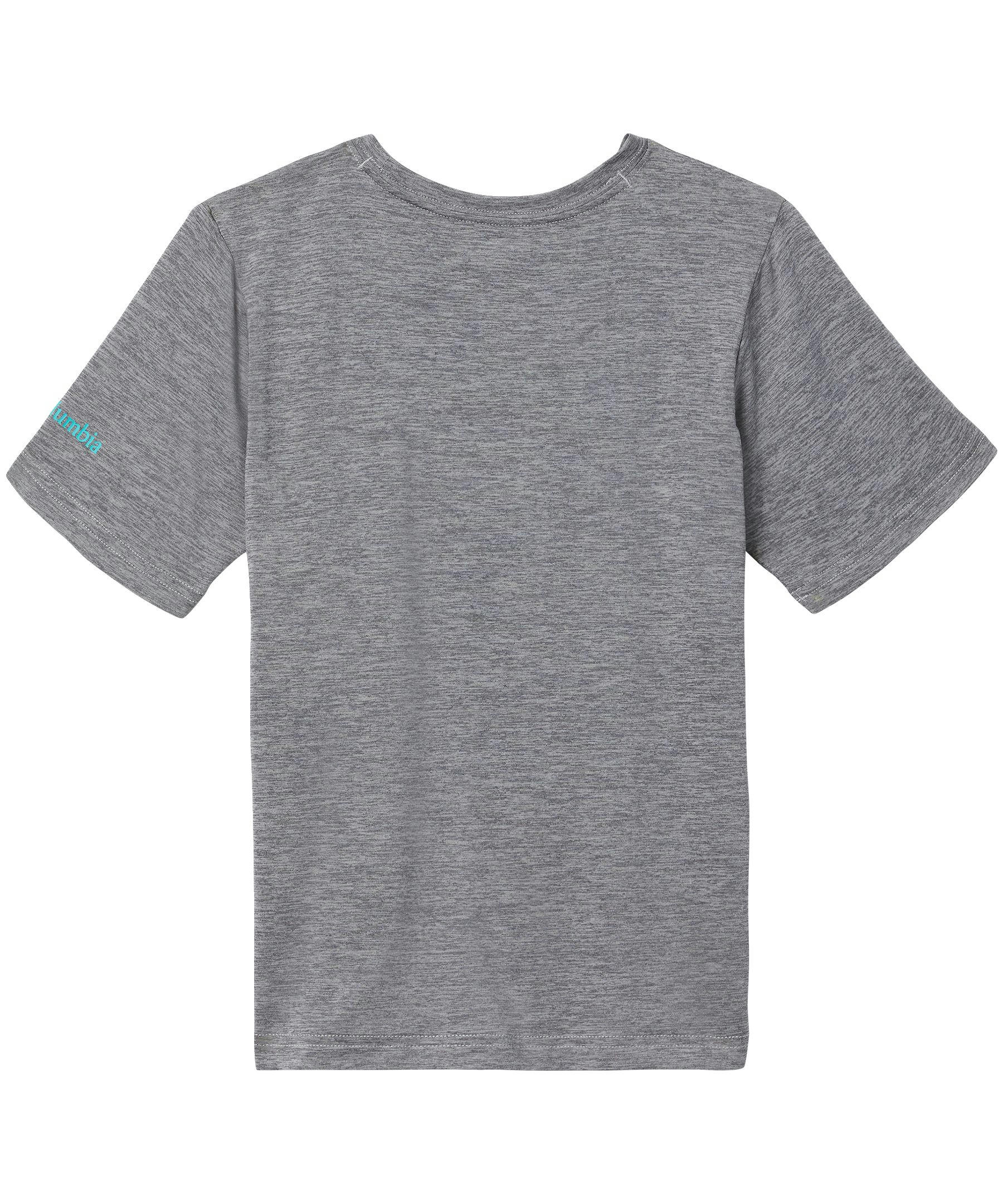 Columbia kids' Unisex Mount Echo Omni-Shade Short Sleeve Graphic T Shirt