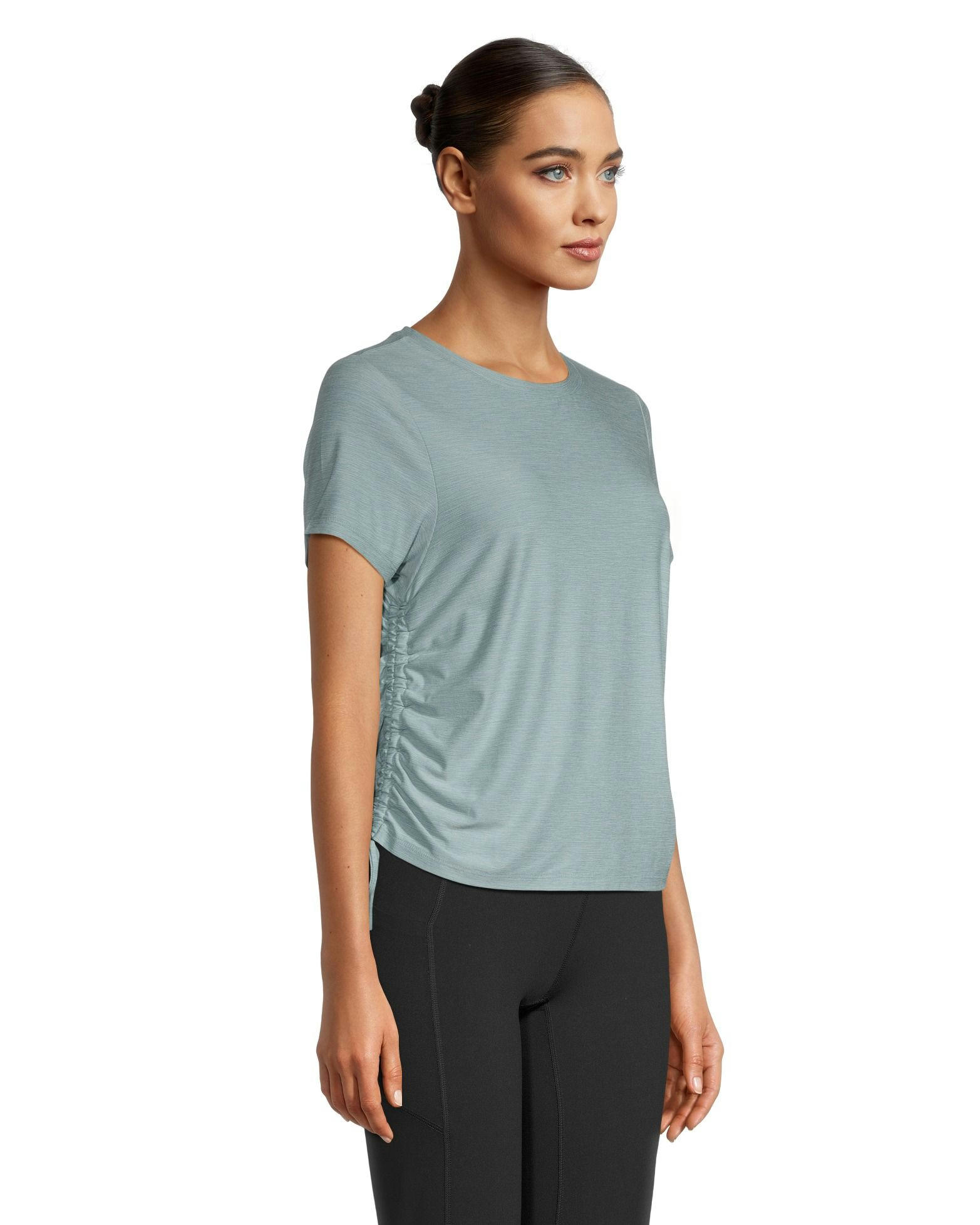 Shambhala Women's Semi Fitted Ruched T Shirt