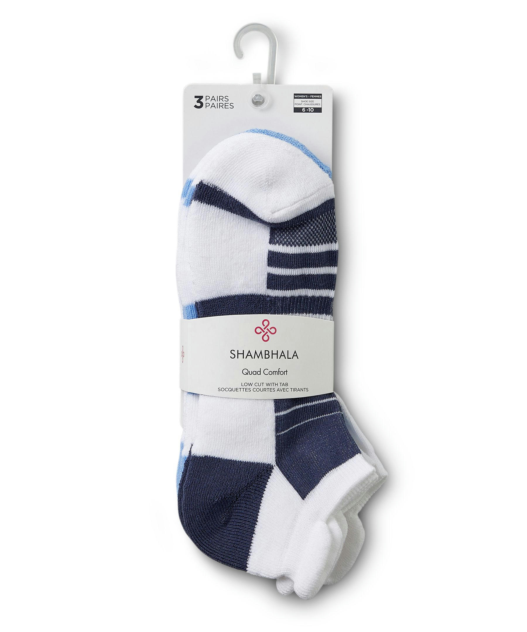 Shambhala Women's 3-Pack Tab Sport Socks