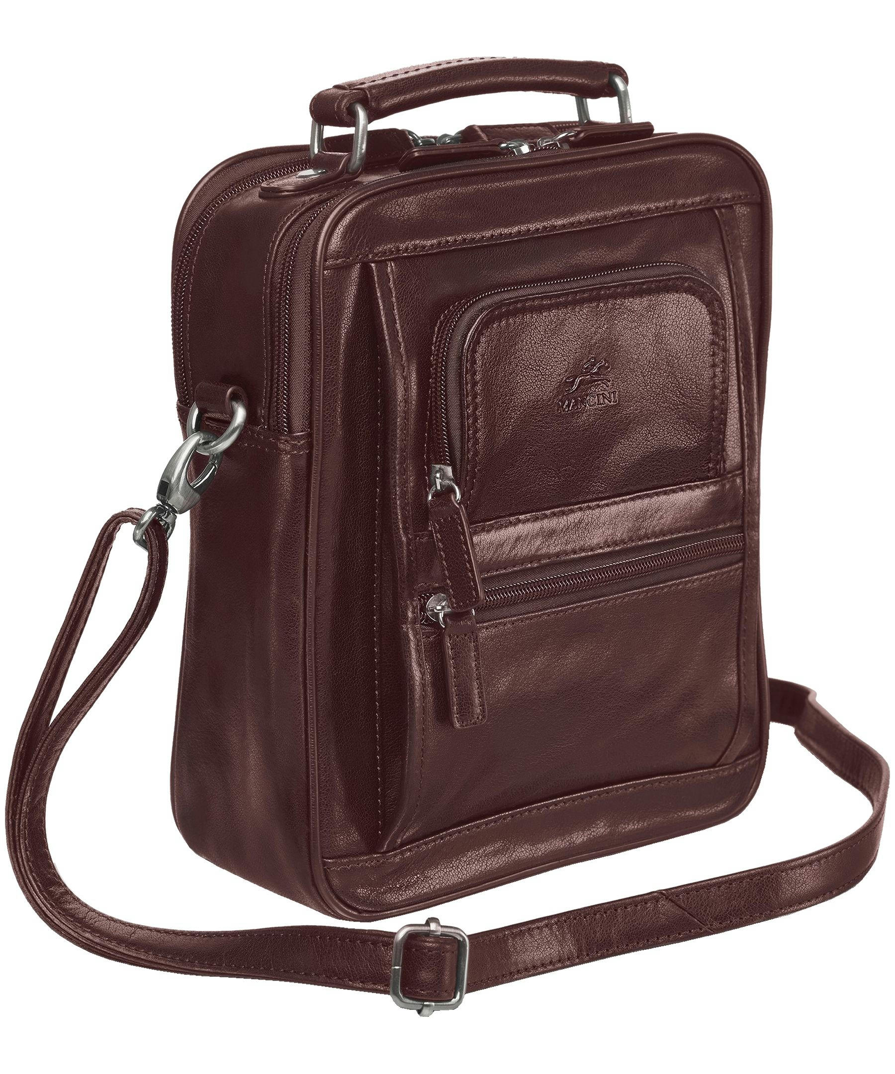 Mancini Arizona Double Top Zipper Bag