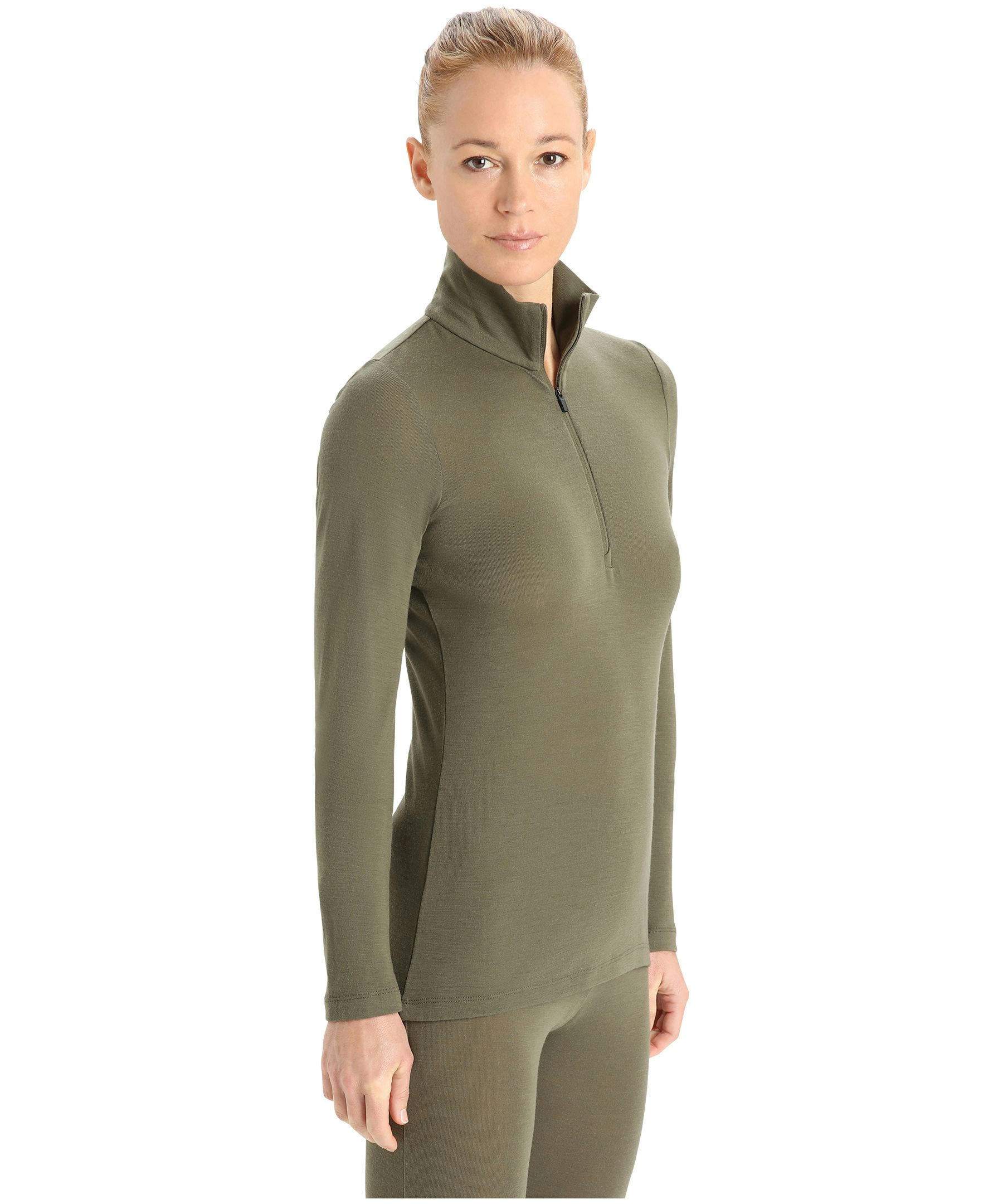 Icebreaker Women's 175 Everyday Long Sleeve Half Zip Base Layer Top