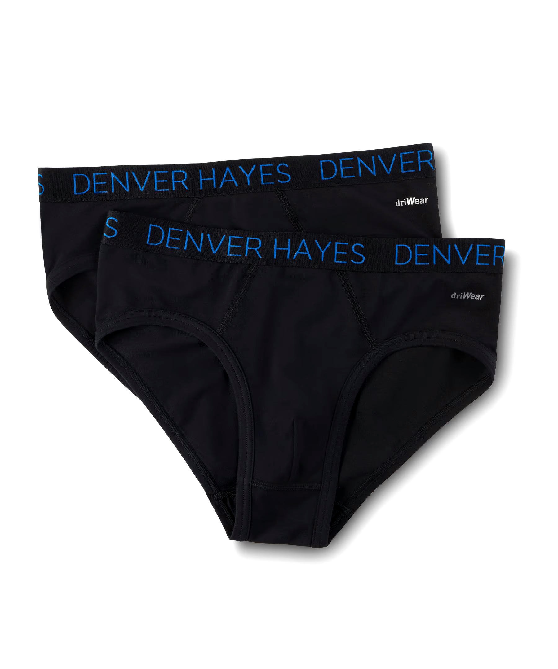 Denver Hayes Men's 2 Pack Driwear Fashion Sport Briefs Underwear