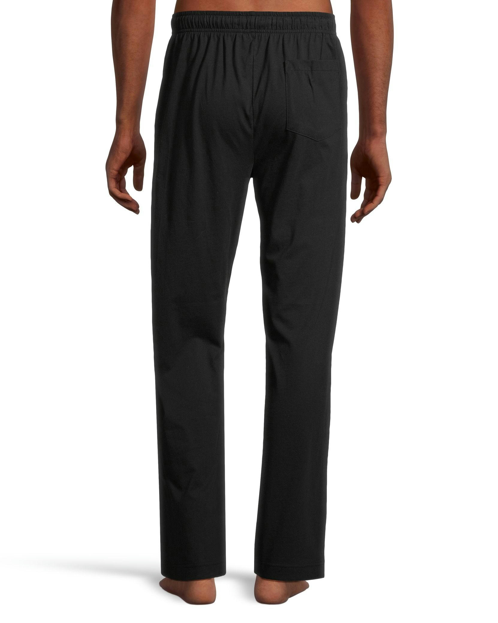 Men's Jersey Lounge Pants With Elastic Waistband and Drawstring