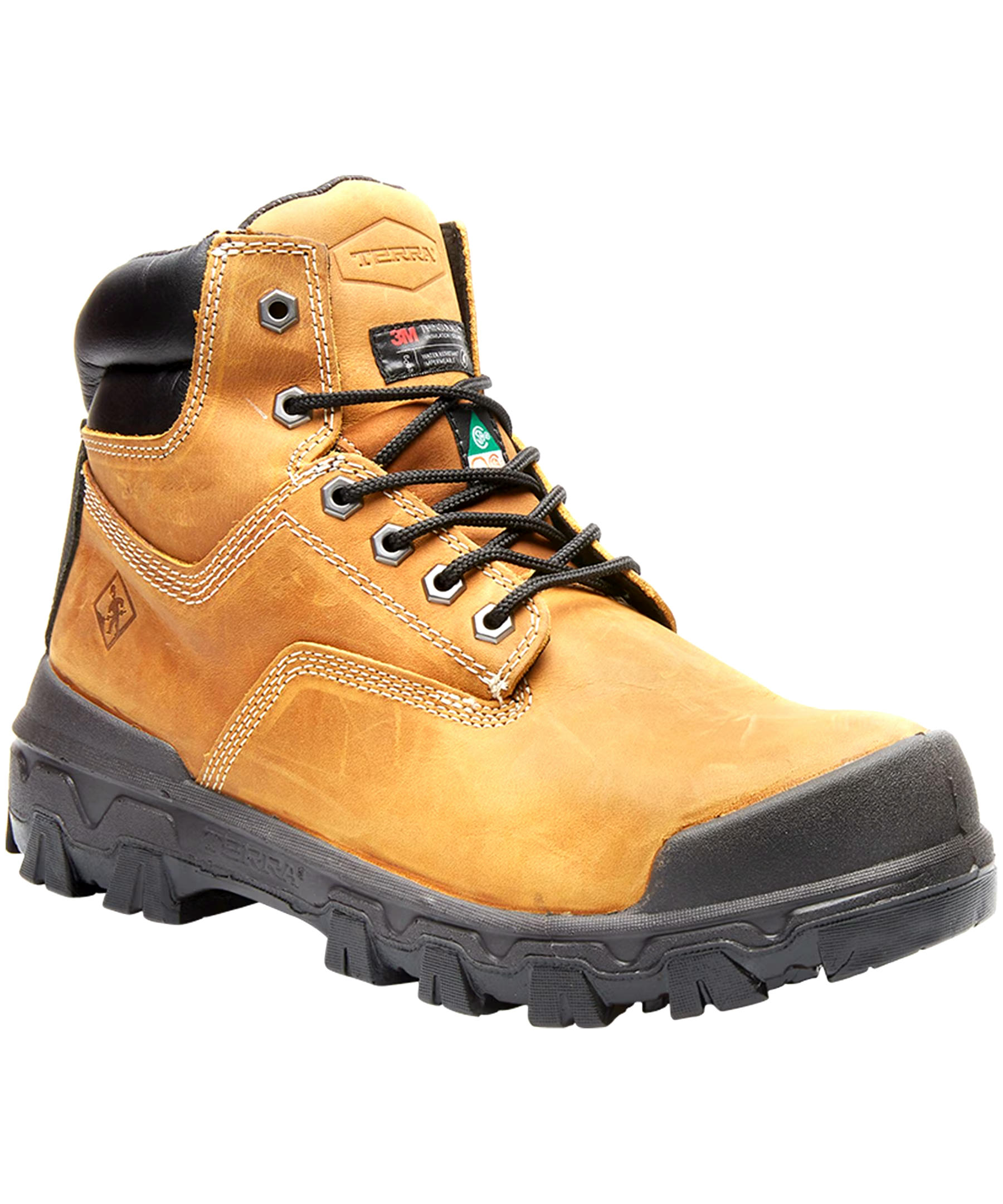Terra Men's 6 Sentry 2020 Composite Toe Composite Plate ESR Work Boots
