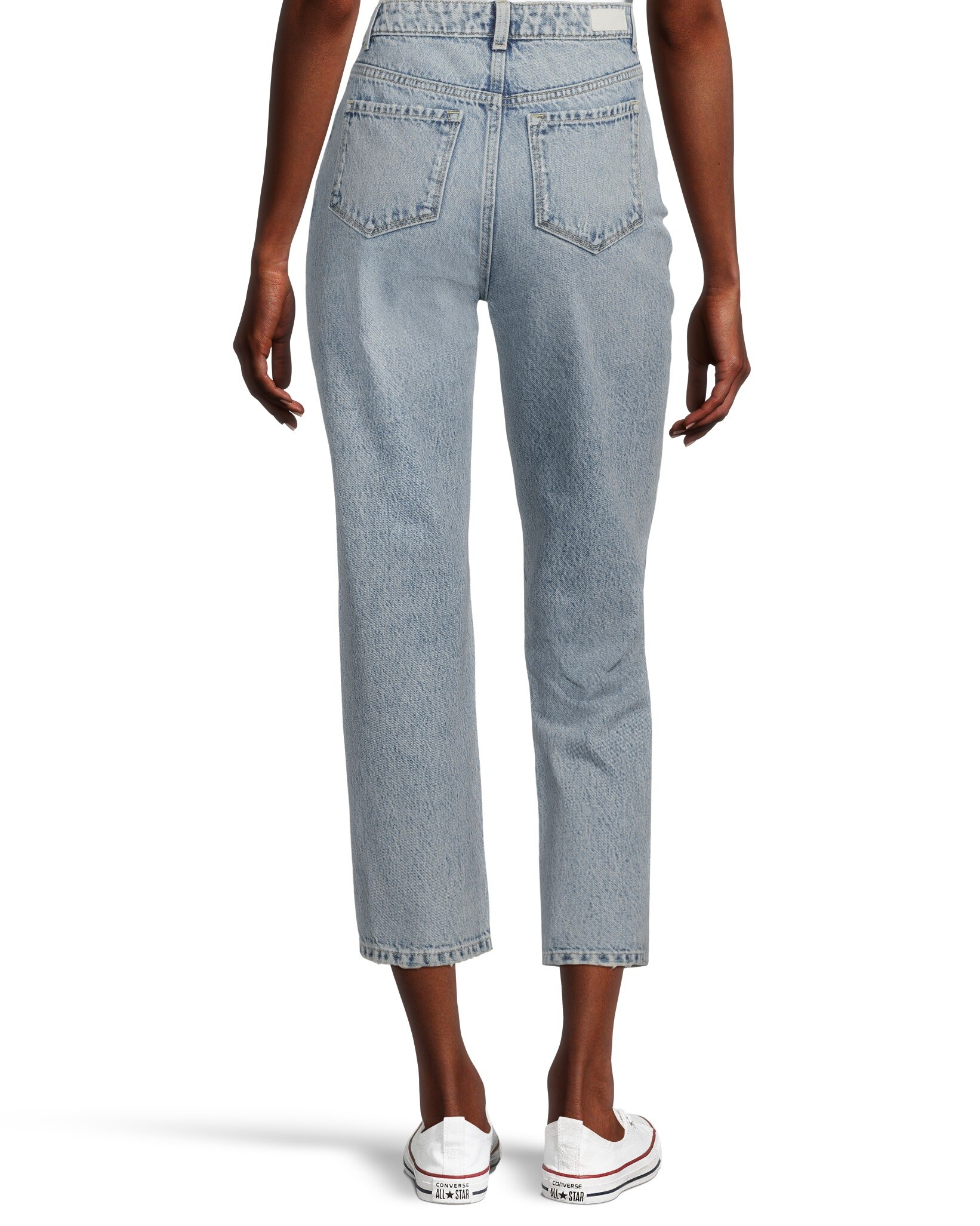 Denver Hayes Women's High Rise Straight Leg Crop Jeans