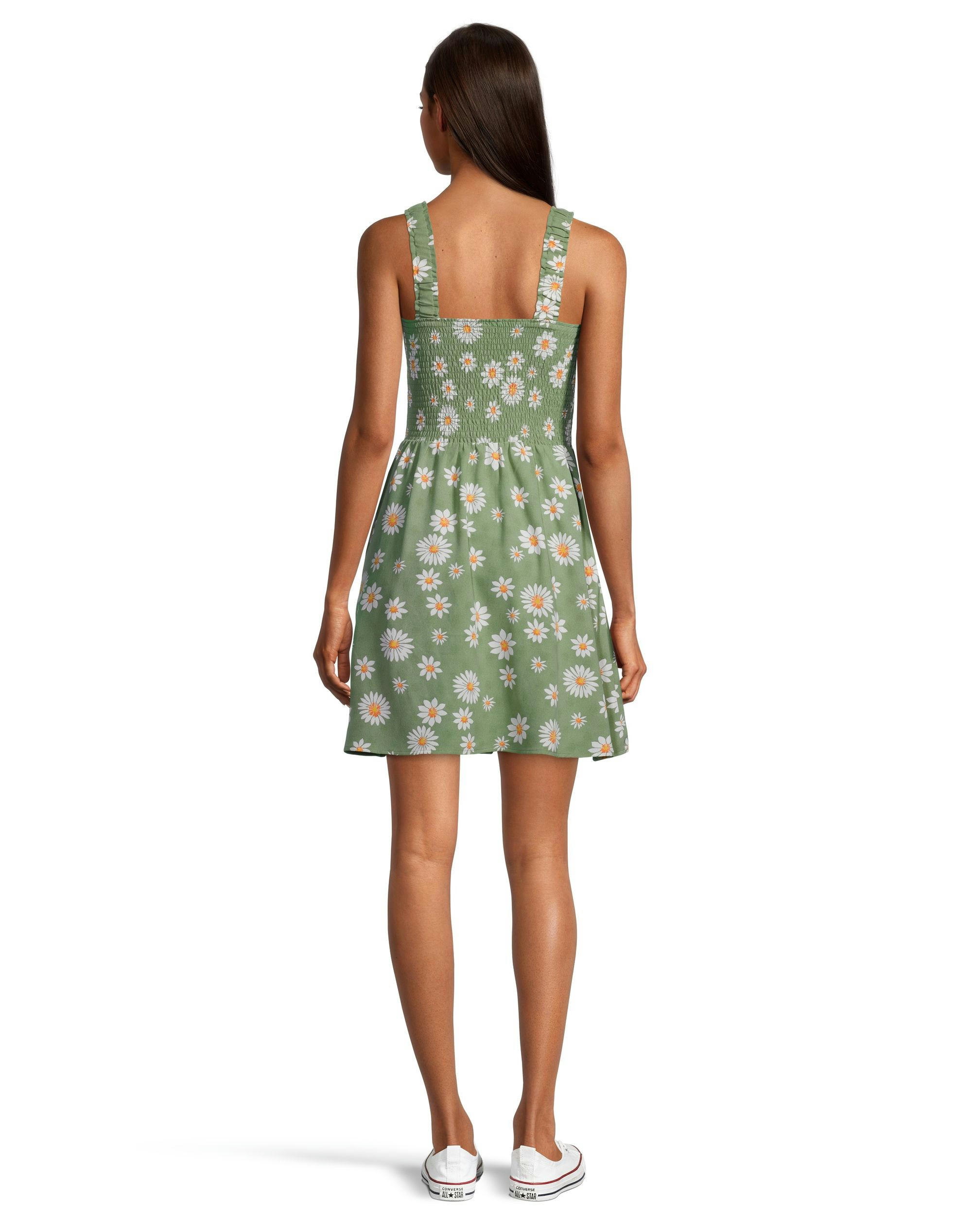 Women's Smocked Sleeveless Dress