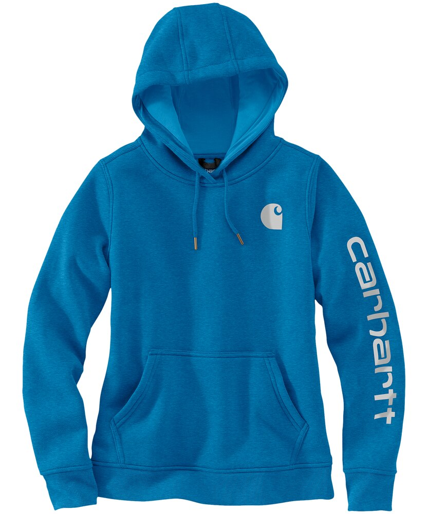 Carhartt Women's Relaxed Fit Sleeve Logo Graphic Hoodie