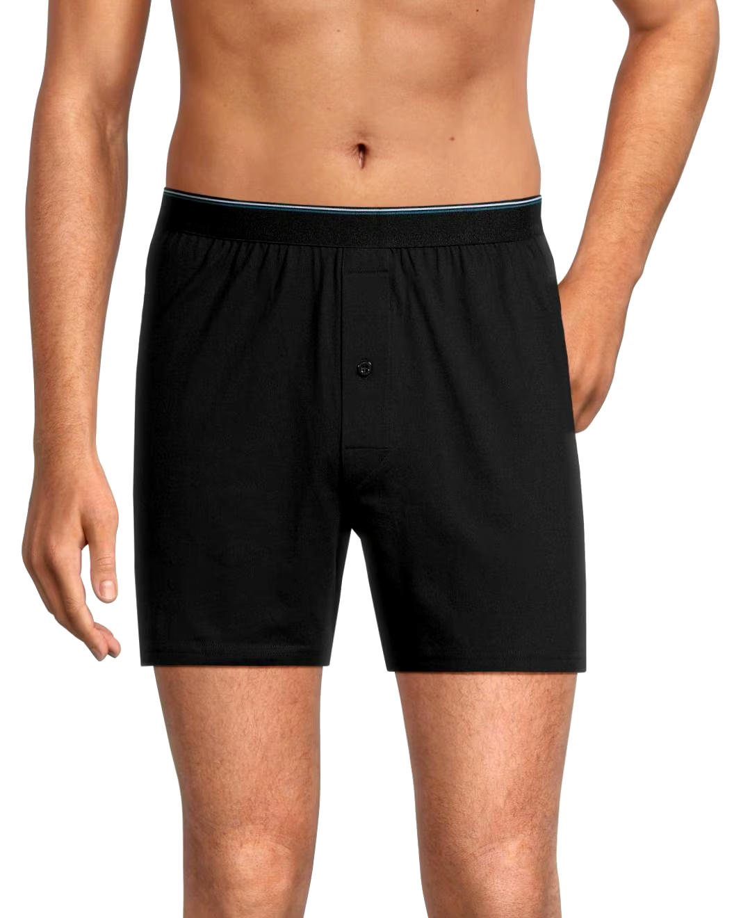 Denver Hayes Men's 2 Pack Yarn Dye Loose Fit Boxer Briefs